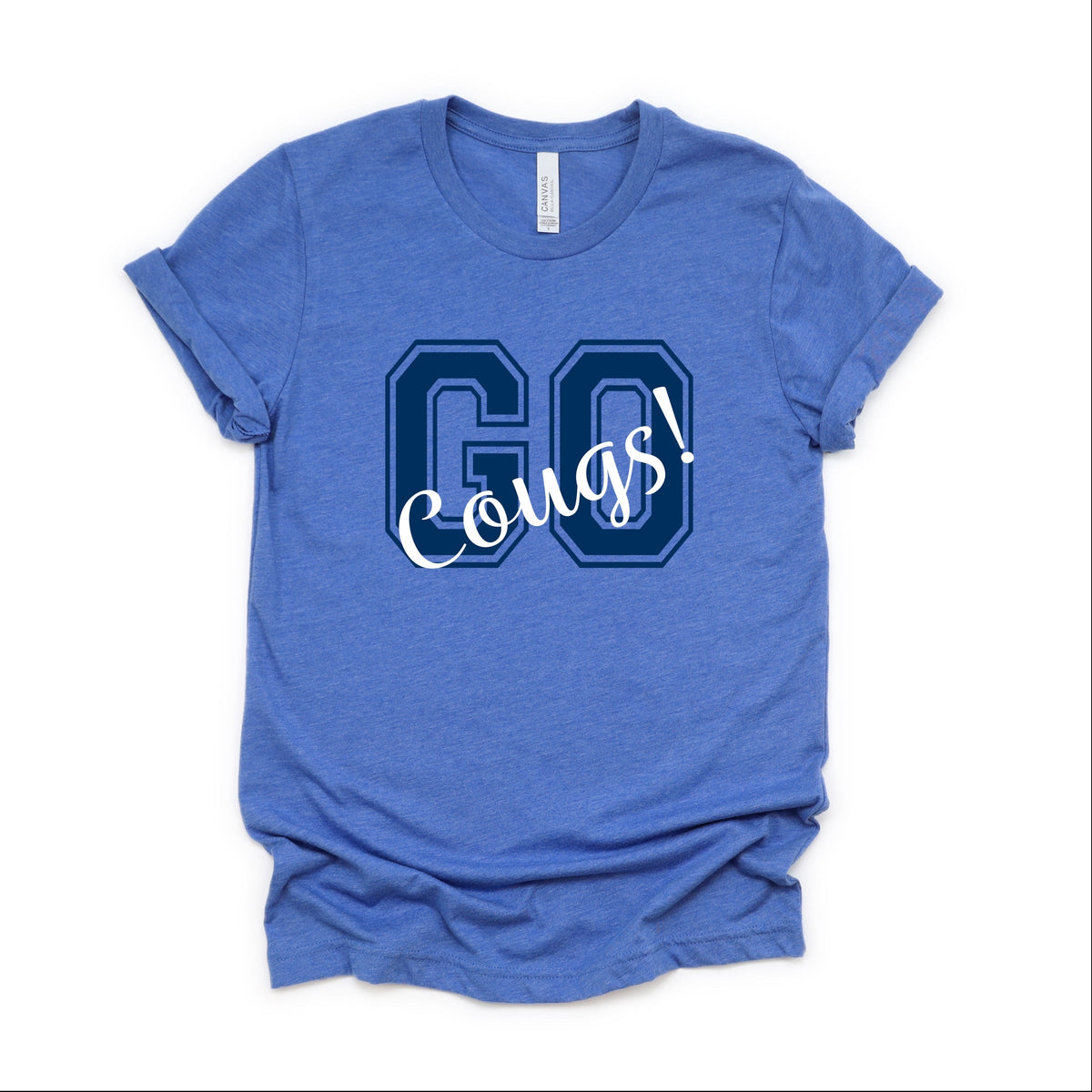 Licensed Go Cougs! - Women's Short Sleeve Graphic T-Shirt