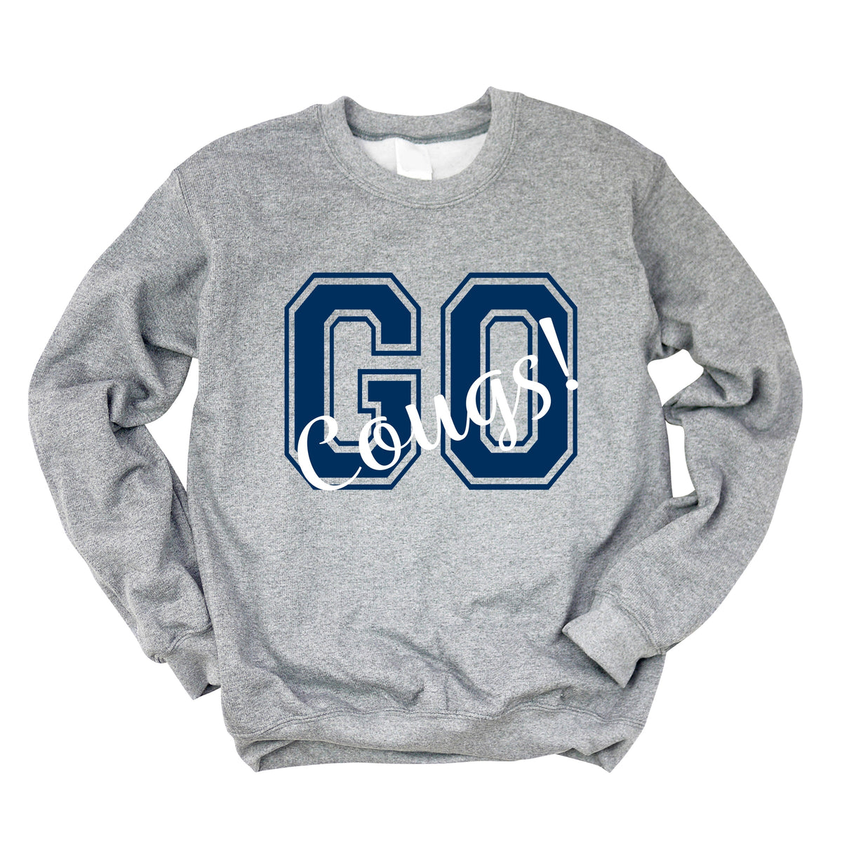Licensed Go Cougs! - Women's Graphic Sweatshirt