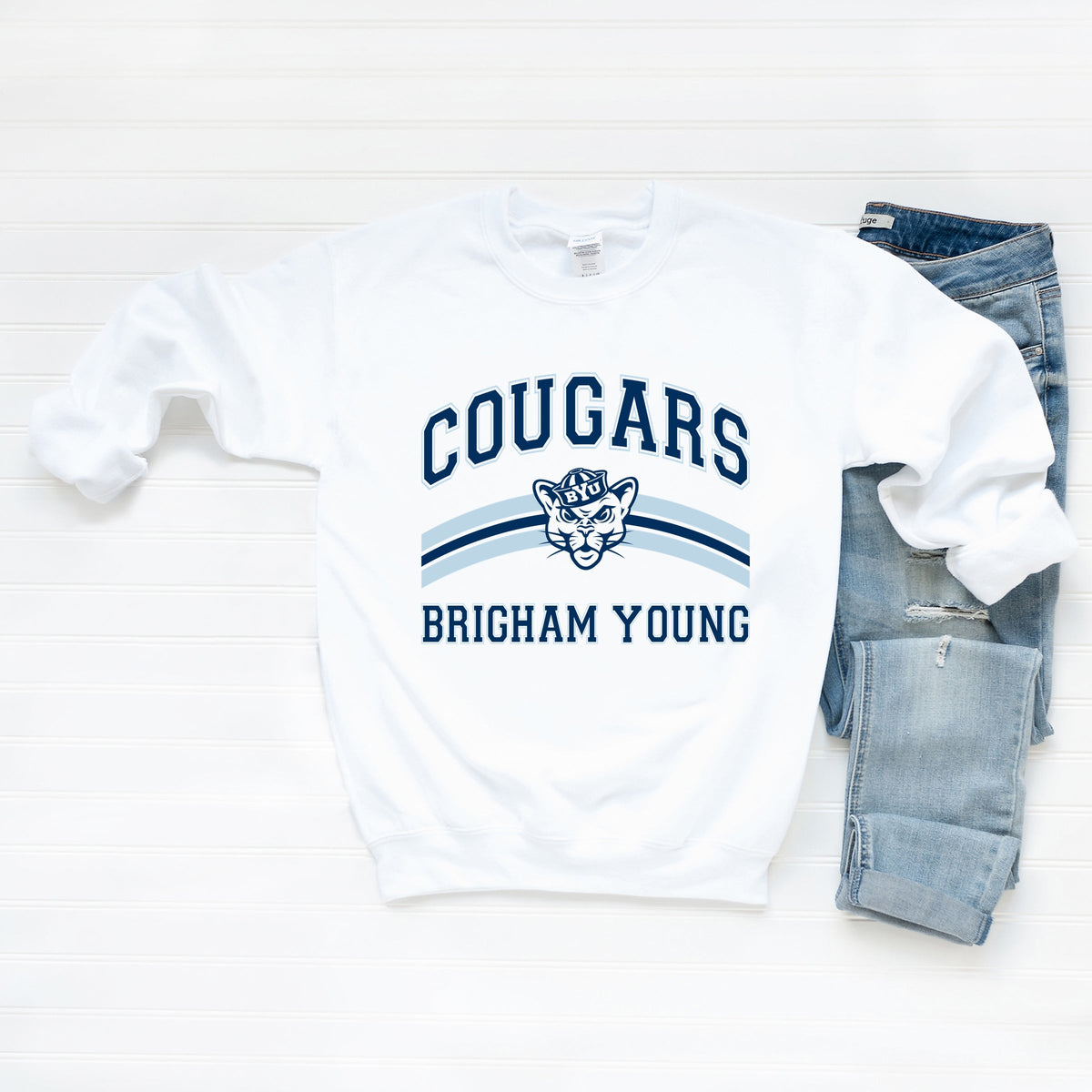 Licensed Cougars Cosmo Arched - Women's Graphic Sweatshirt