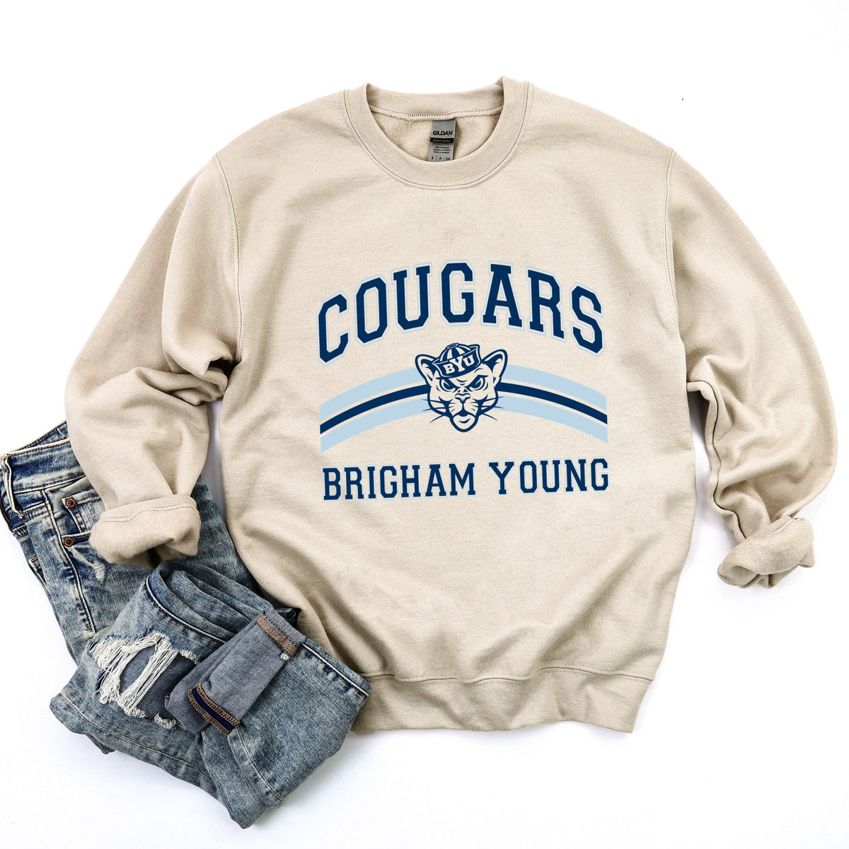 Licensed Cougars Cosmo Arched - Women's Graphic Sweatshirt