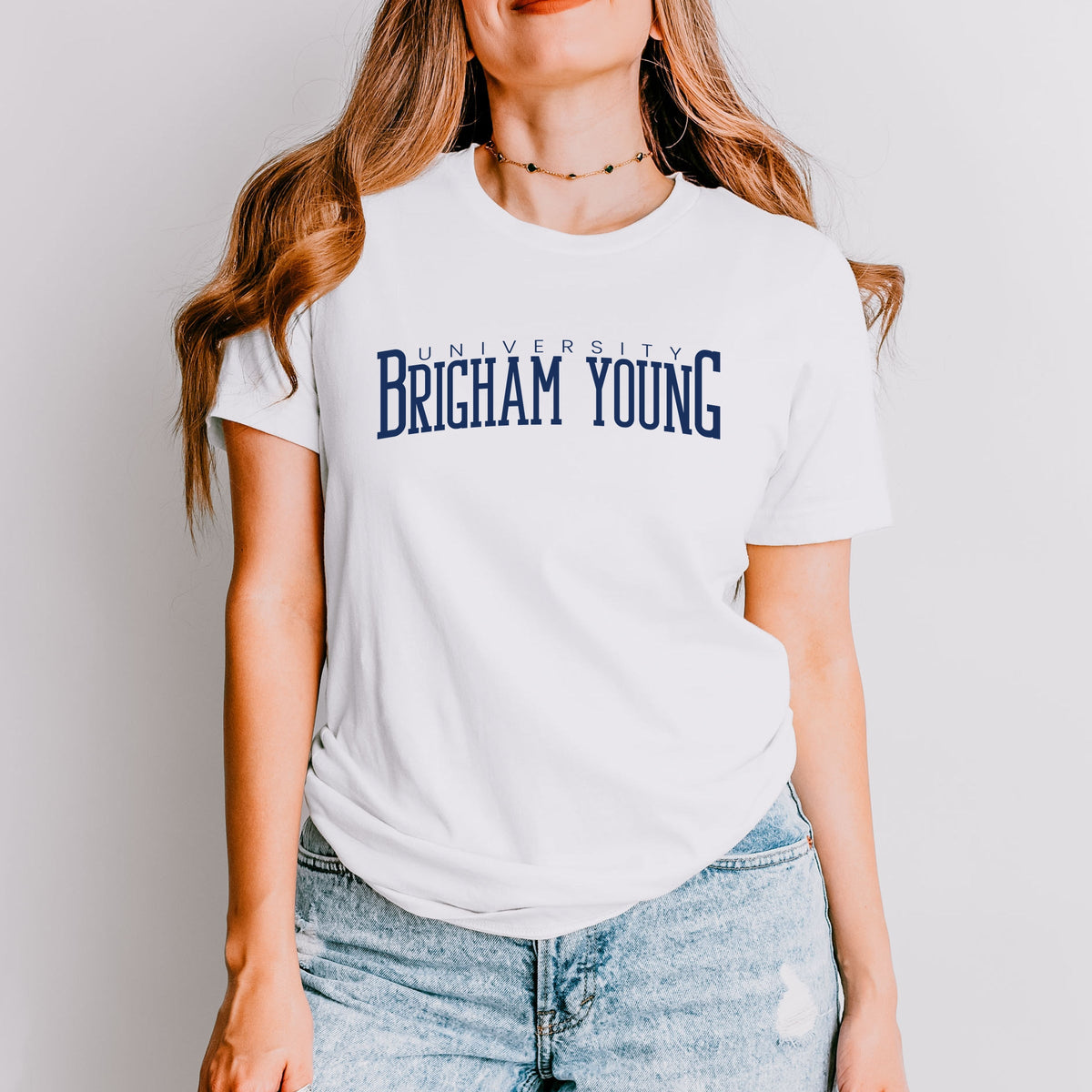 Licensed Brigham Young University Arch - Women's Short Sleeve Graphic T-Shirt