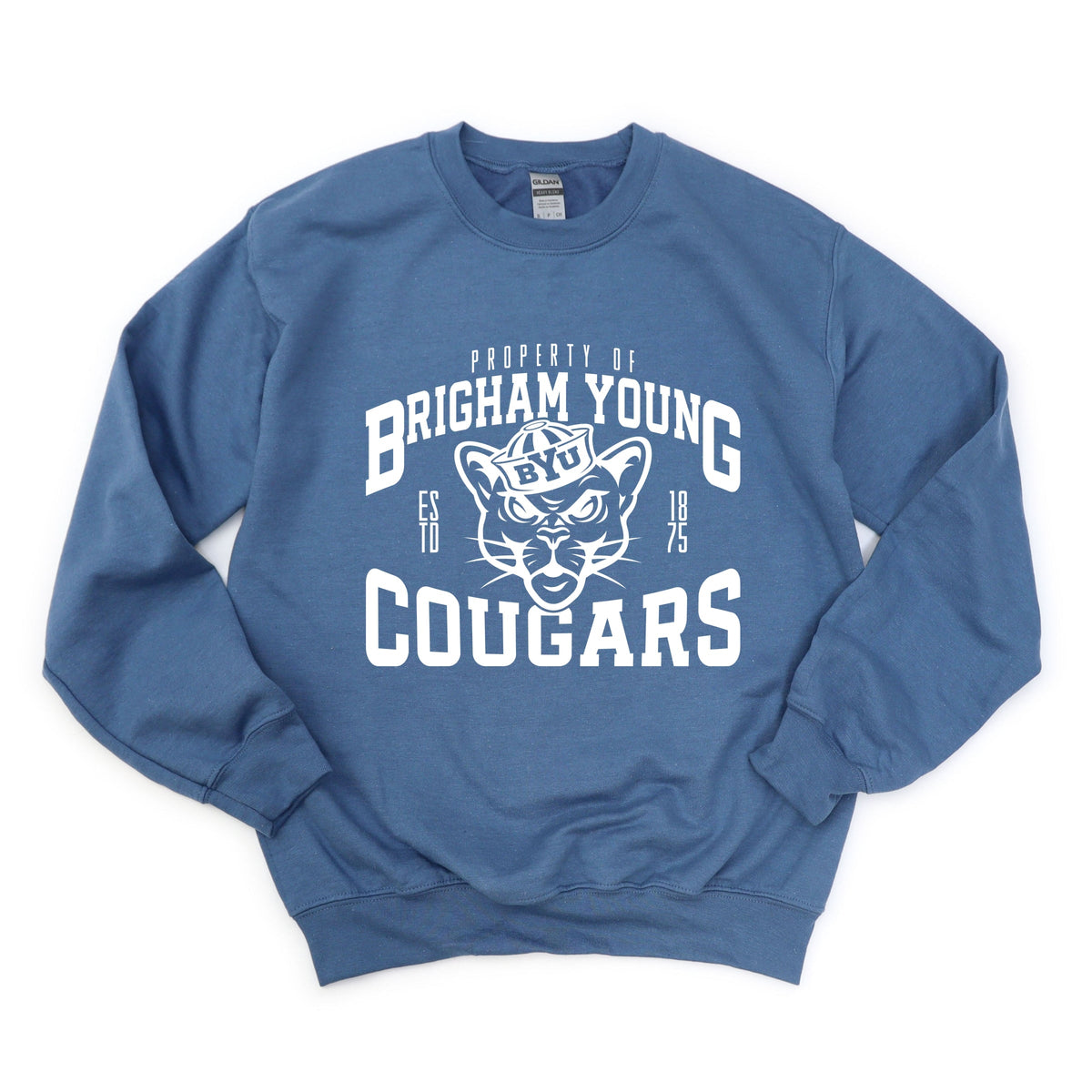 Licensed Property of Brigham Young Cougars - Women's Graphic Sweatshirt