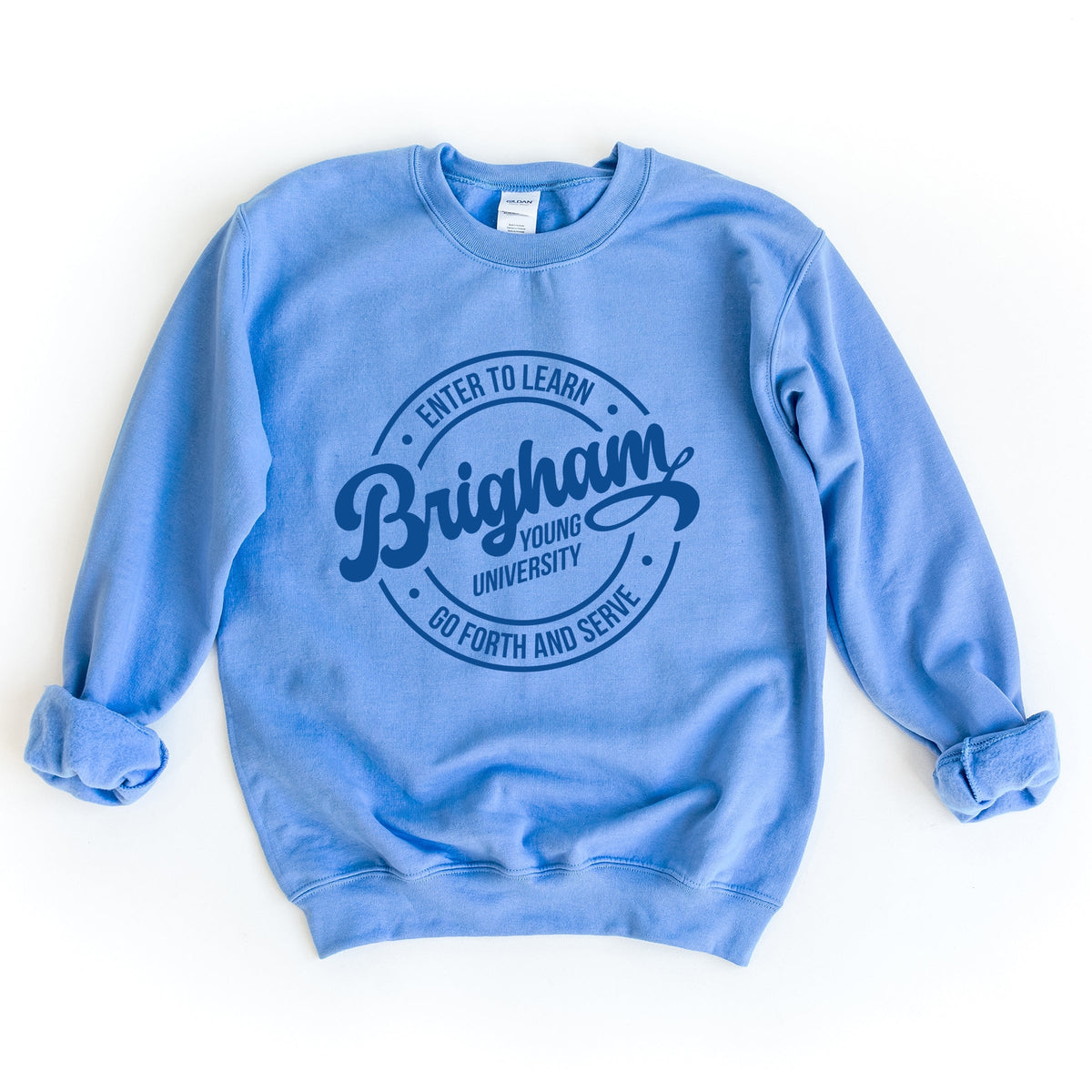 Licensed BYU Go Forth And Serve - Women's Graphic Sweatshirt