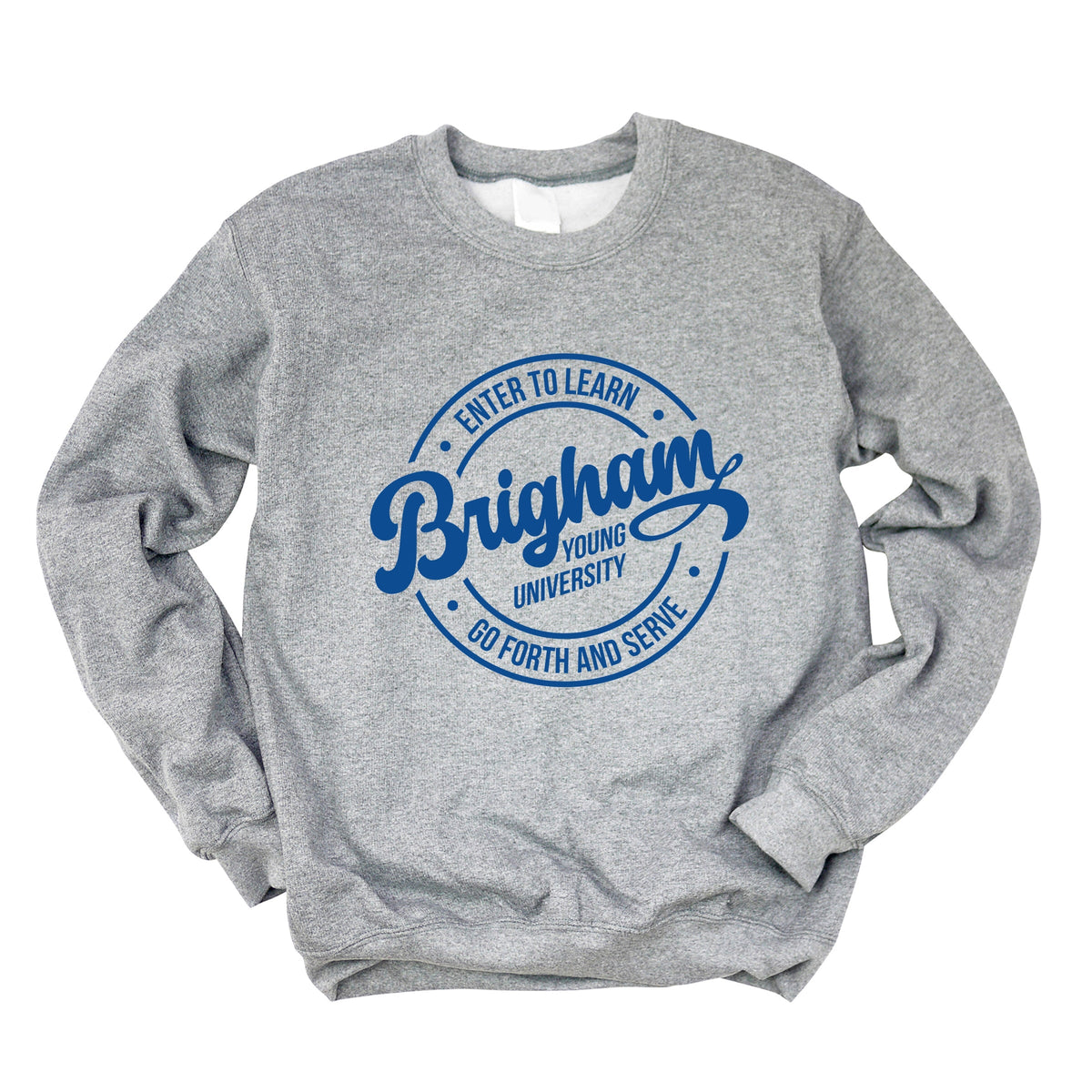 Licensed BYU Go Forth And Serve - Women's Graphic Sweatshirt