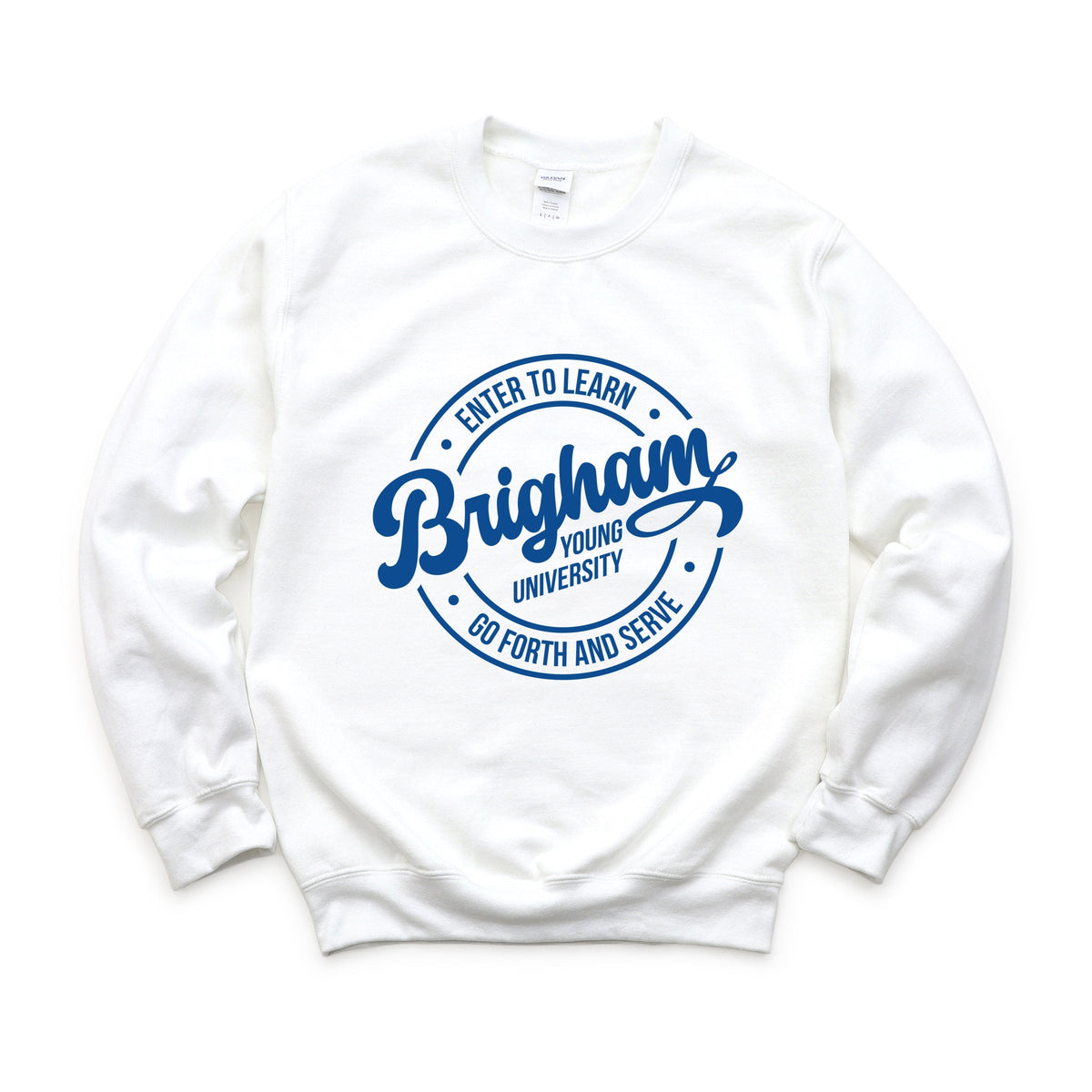 Licensed BYU Go Forth And Serve - Women's Graphic Sweatshirt