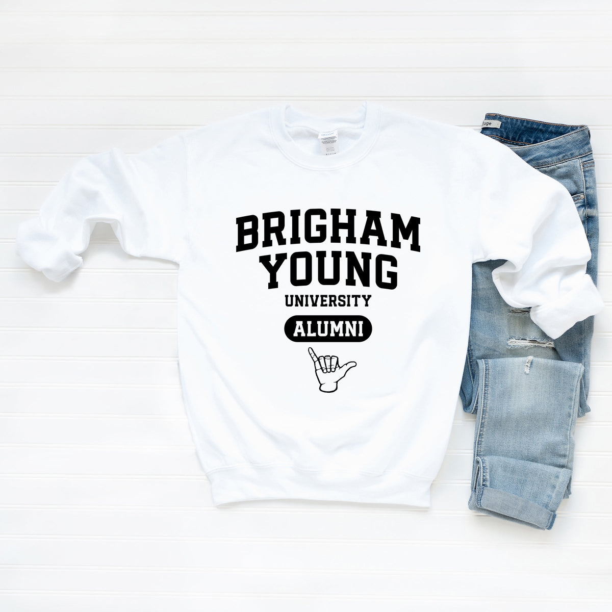 Licensed Brigham Young Alumni - Women's Graphic Sweatshirt