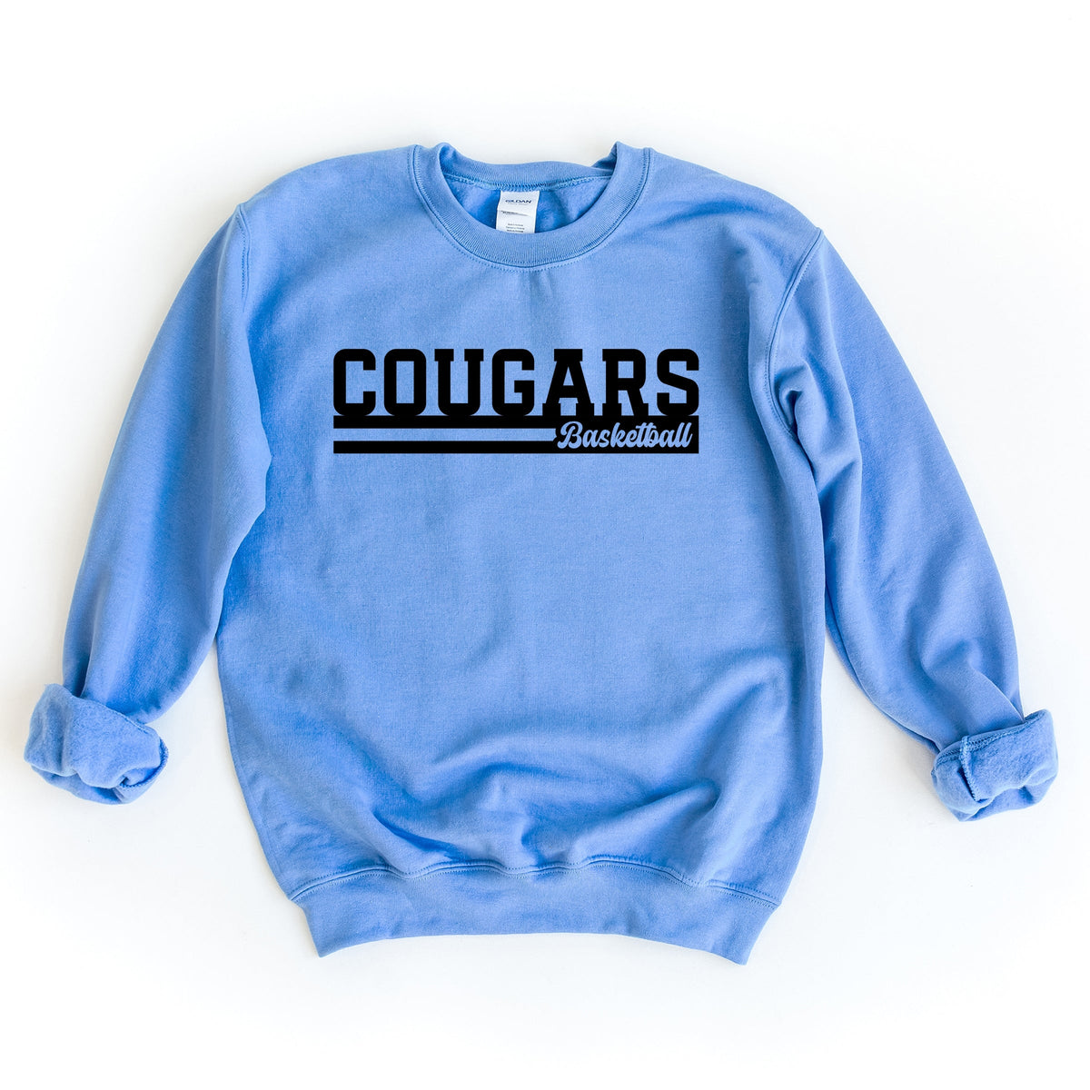 Cougars Basketball Stripes - Women's Graphic Sweatshirt