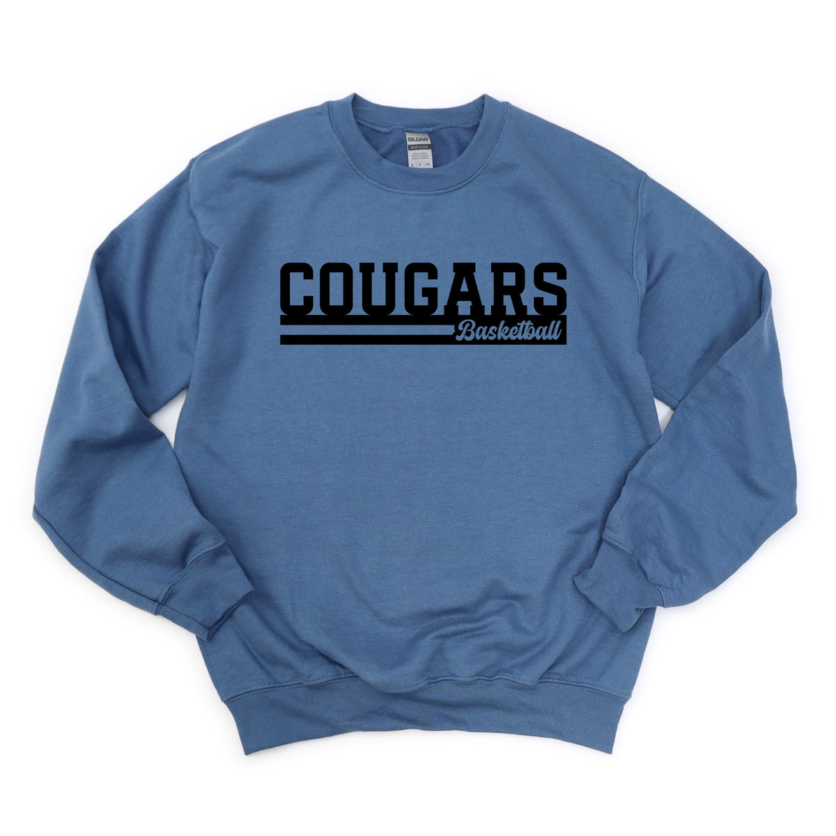 Cougars Basketball Stripes - Women's Graphic Sweatshirt