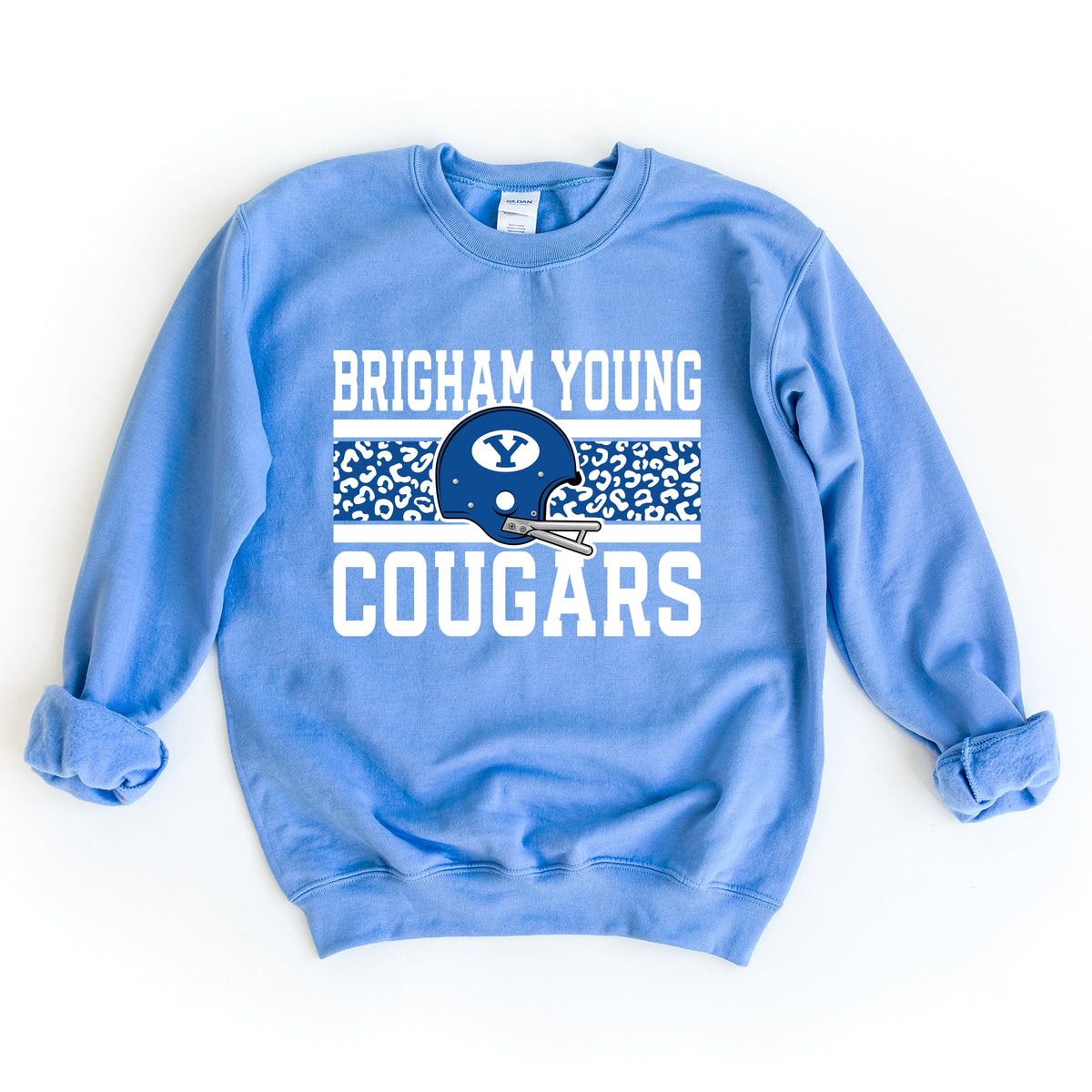 Brigham Young Leopard - Women's Graphic Sweatshirt
