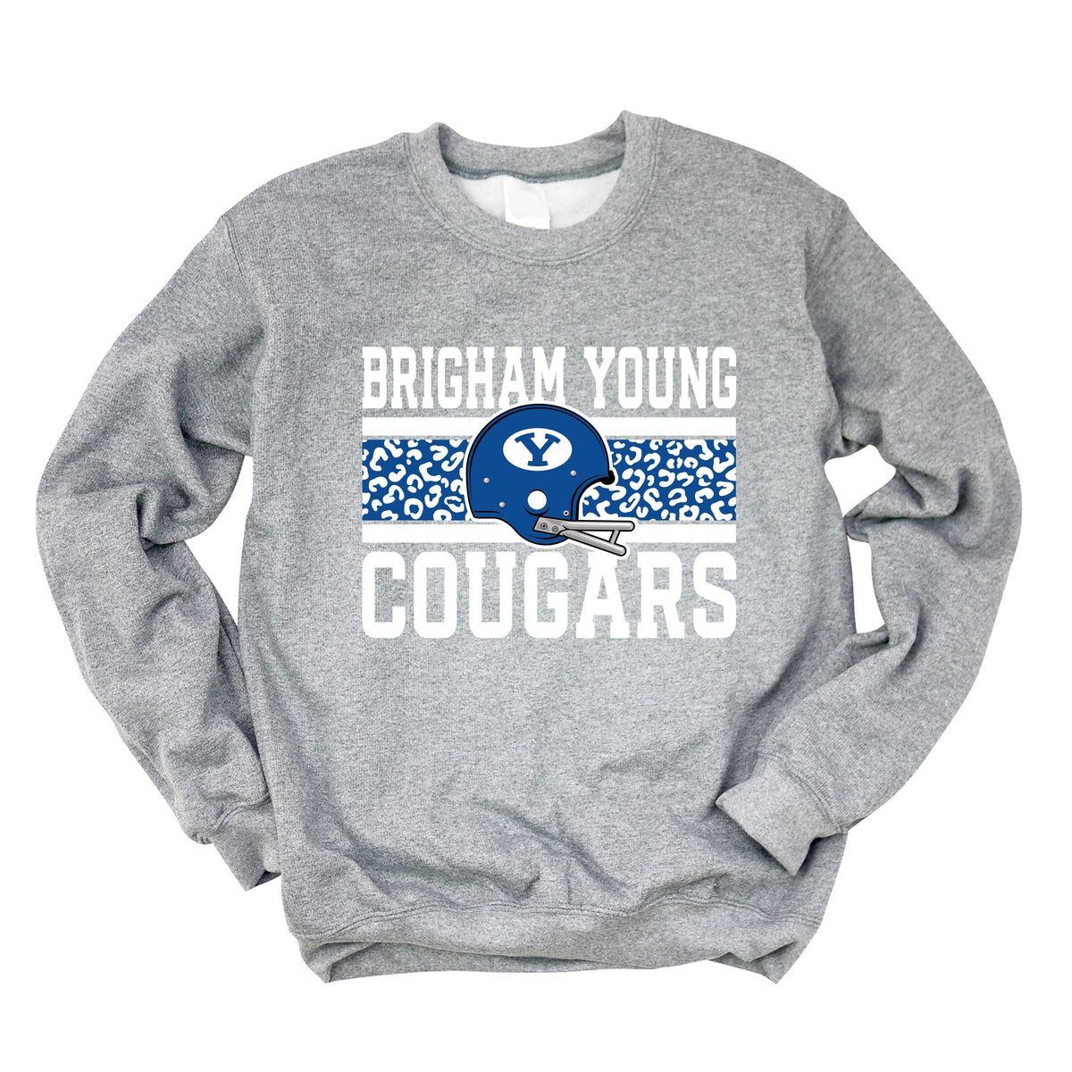 Brigham Young Leopard - Women's Graphic Sweatshirt