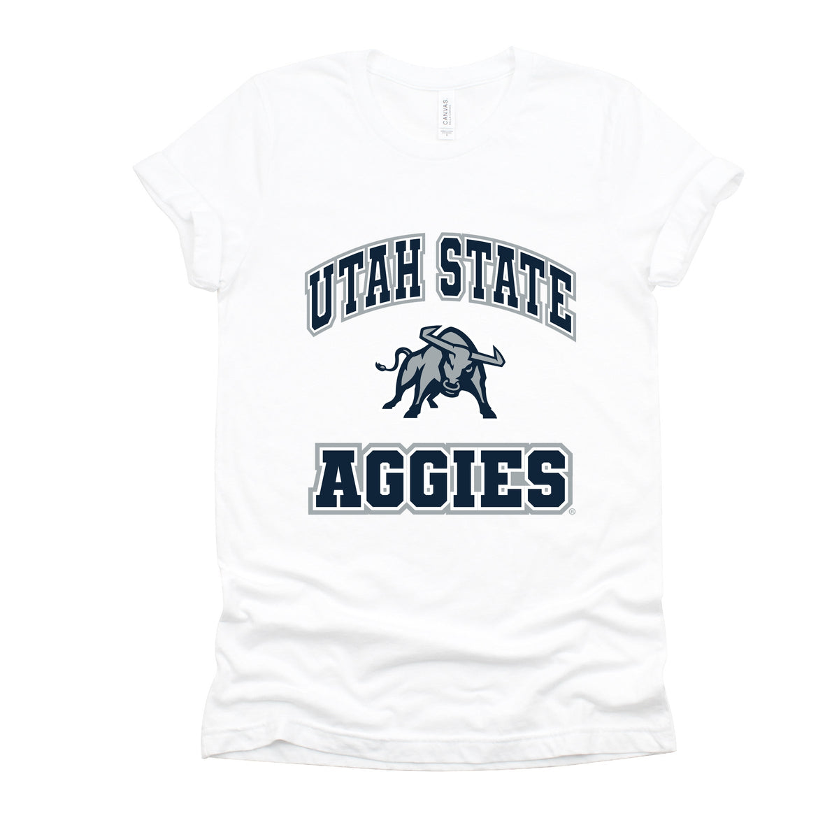 Licensed Utah State Aggies Bull - Women's Short Sleeve Graphic T-Shirt