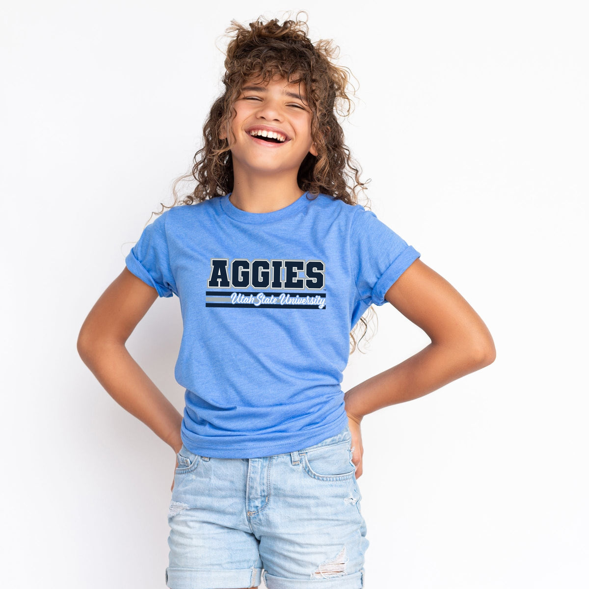Aggies Utah State University - Youth Short Sleeve Graphic T-Shirt