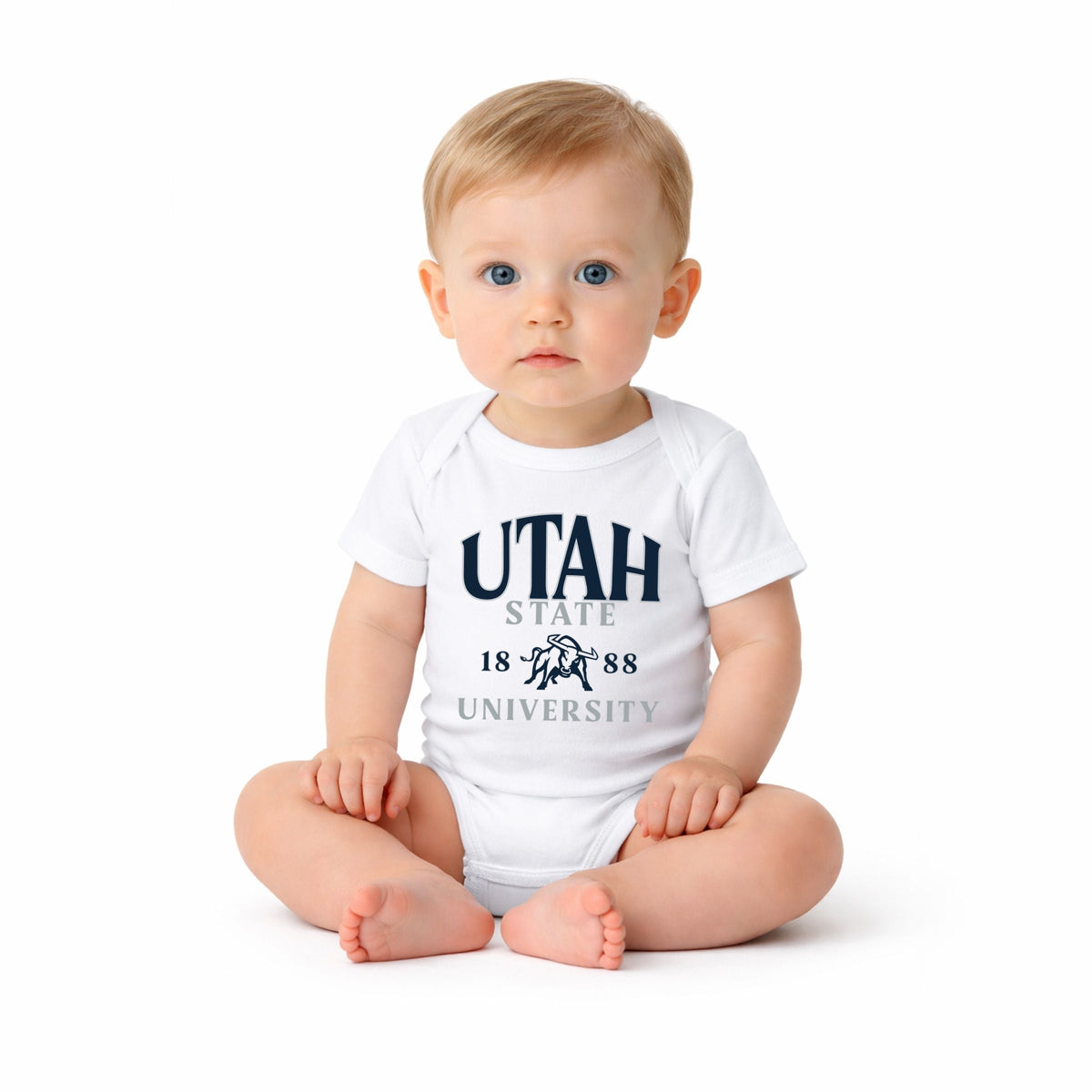 Utah State 1888 - Infant Short Sleeve Graphic Bodysuit