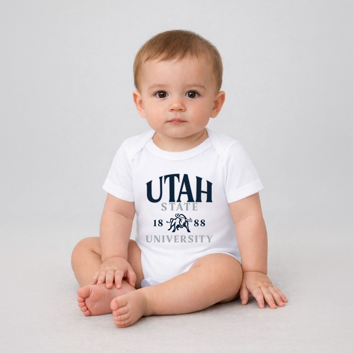 Utah State 1888 - Infant Short Sleeve Graphic Bodysuit