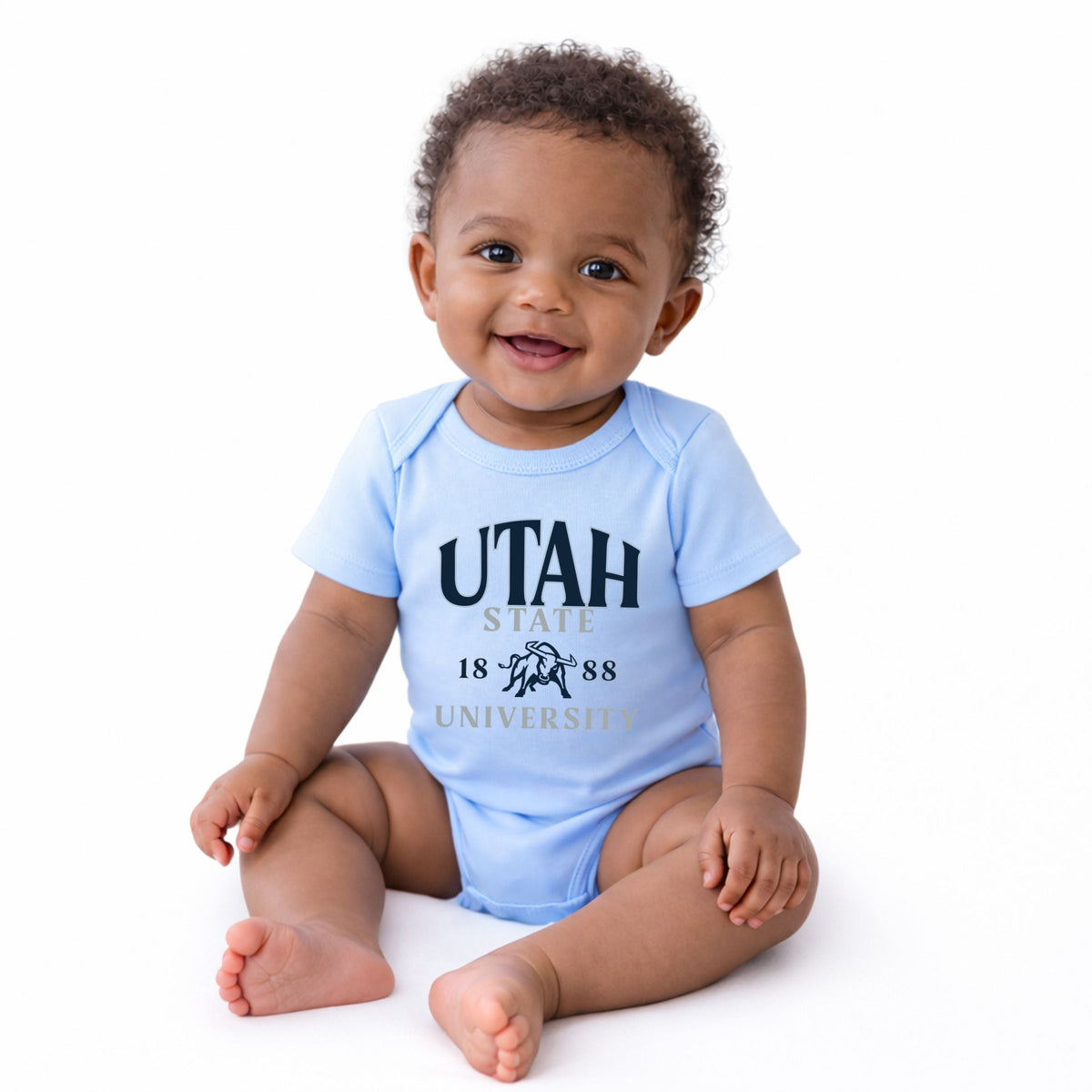 Utah State 1888 - Infant Short Sleeve Graphic Bodysuit