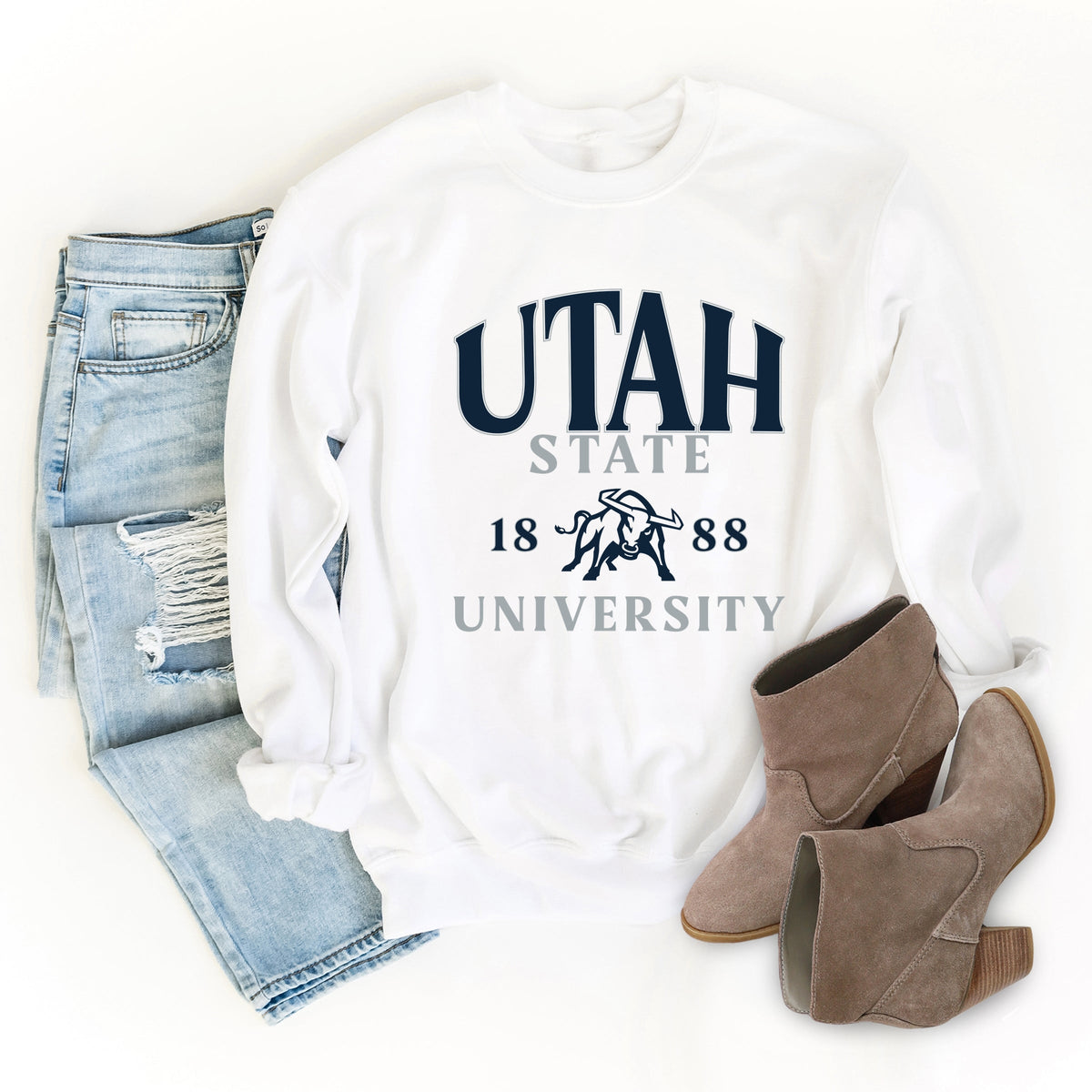 Licensed Utah State 1888 - Women's Graphic Sweatshirt