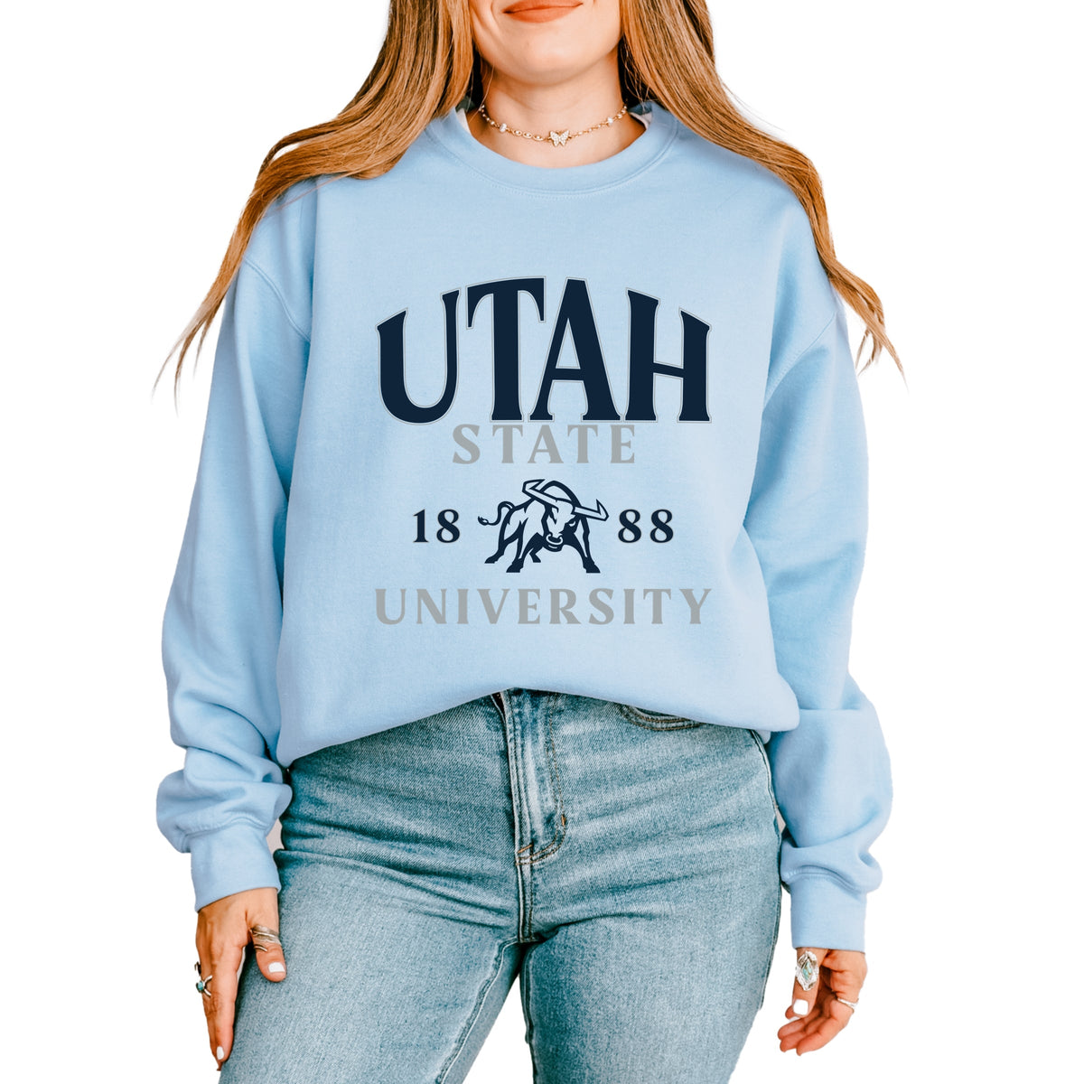 Licensed Utah State 1888 - Women's Graphic Sweatshirt