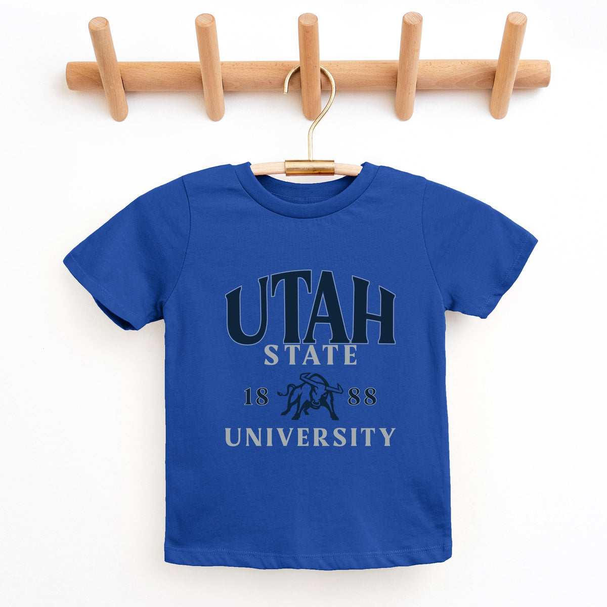 Utah State 1888 - Youth Short Sleeve Graphic T-Shirt