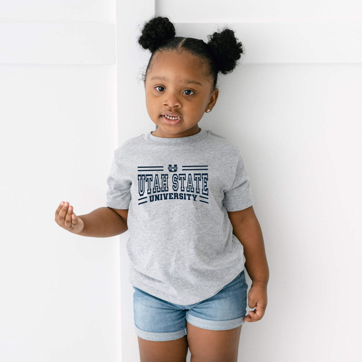 Utah State University Varsity - Toddler Short Sleeve Graphic T-Shirt