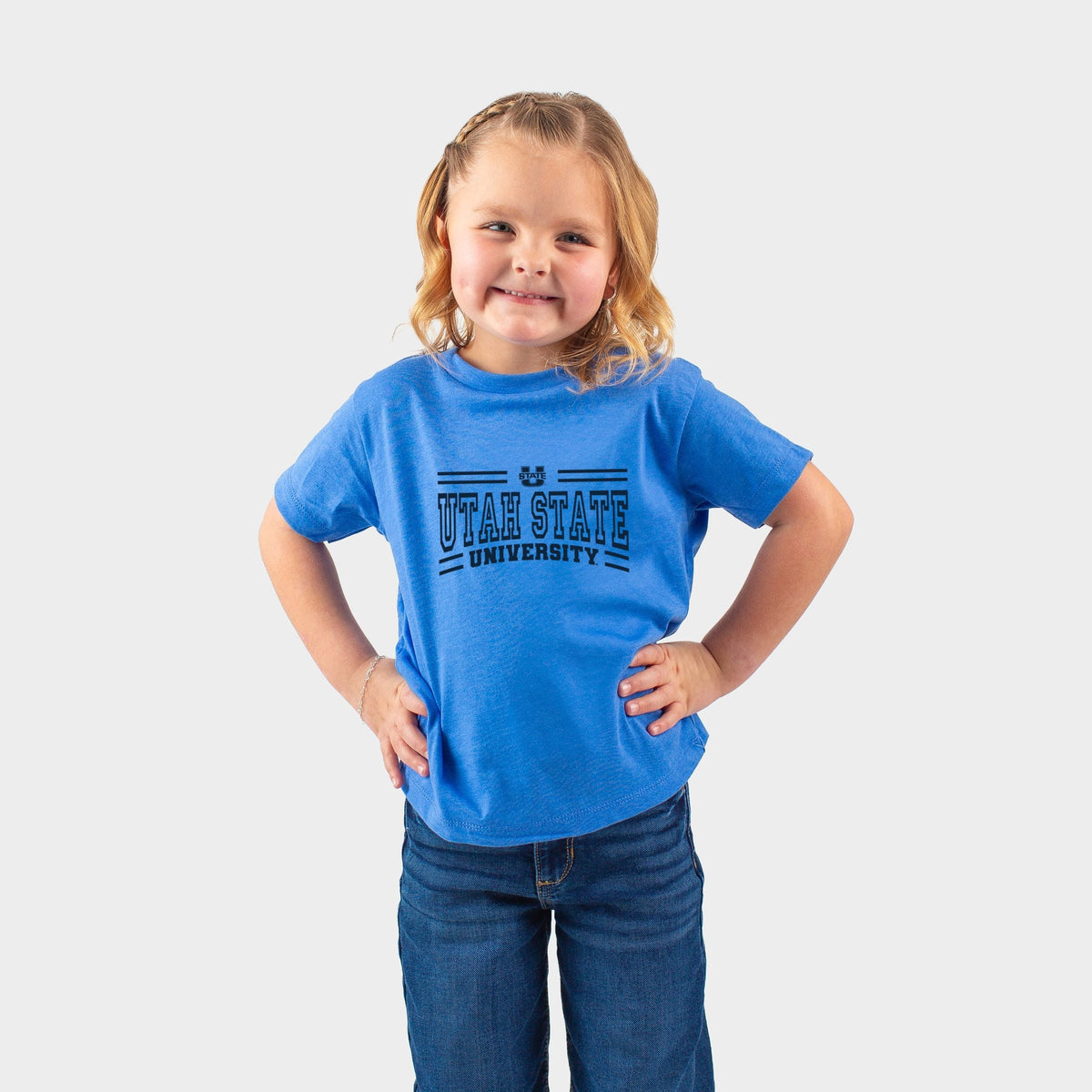 Utah State University Varsity - Toddler Short Sleeve Graphic T-Shirt