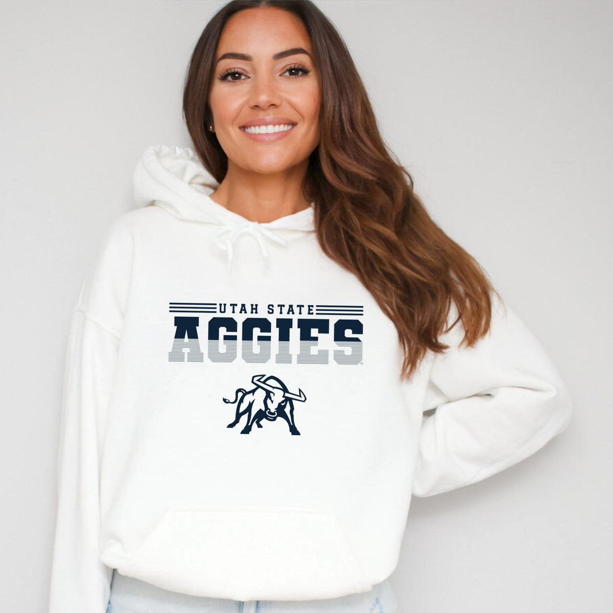 Aggies Varsity Bull - Women's Graphic Hoodie
