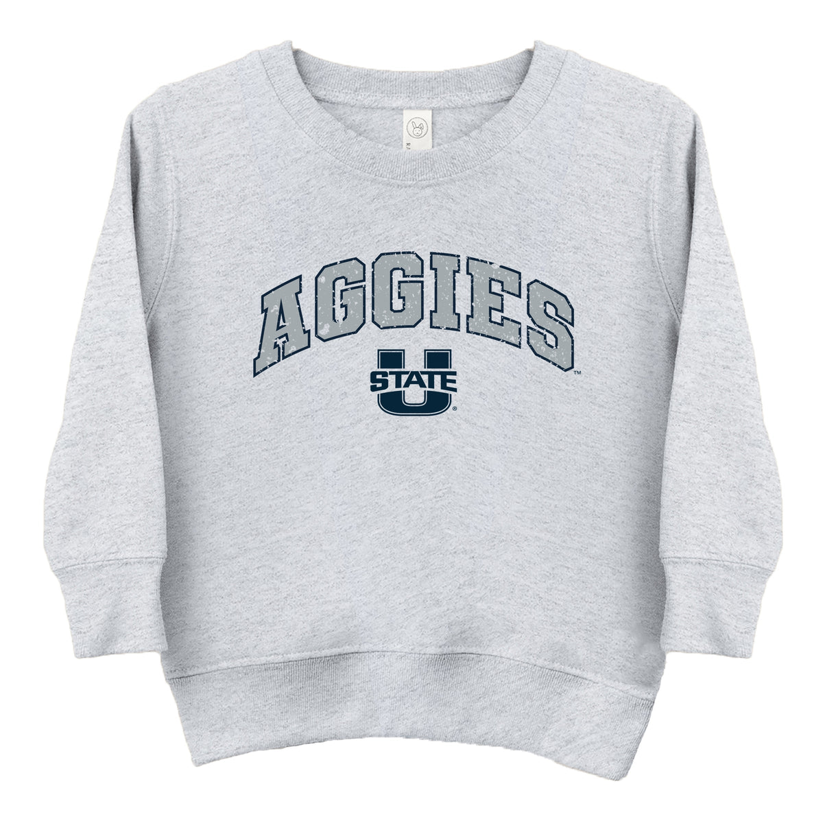 Aggies Distressed Utah State - Toddler Graphic Sweatshirt