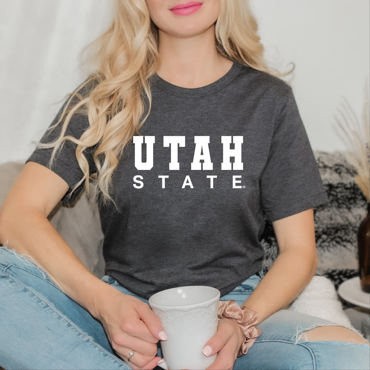 Licensed Utah State Bold - Women's Short Sleeve Graphic T-Shirt