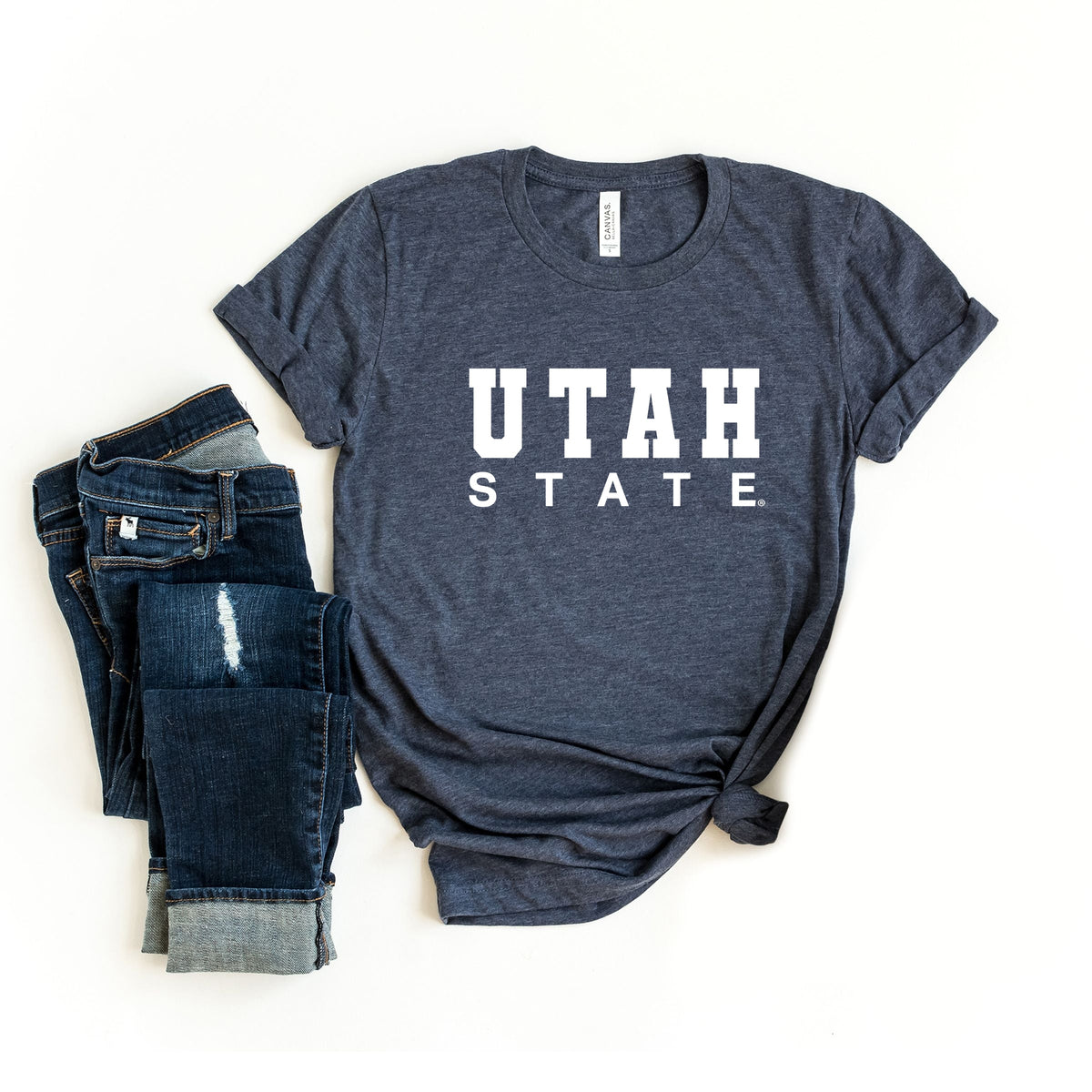 Licensed Utah State Bold - Women's Short Sleeve Graphic T-Shirt