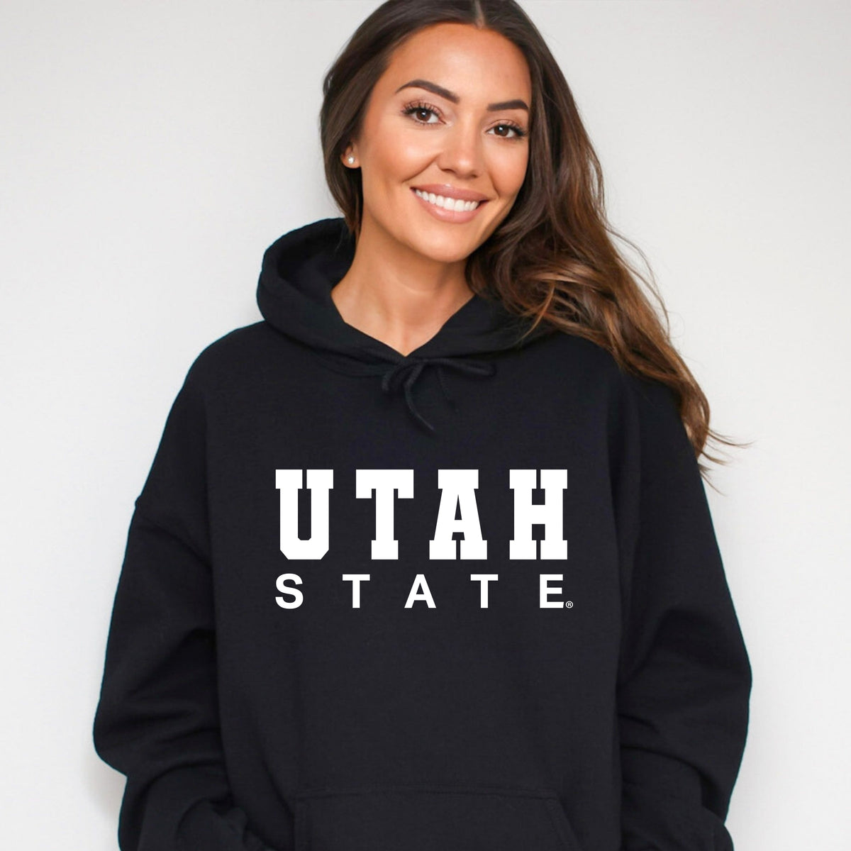 Licensed Utah State Bold - Women's Graphic Hoodie