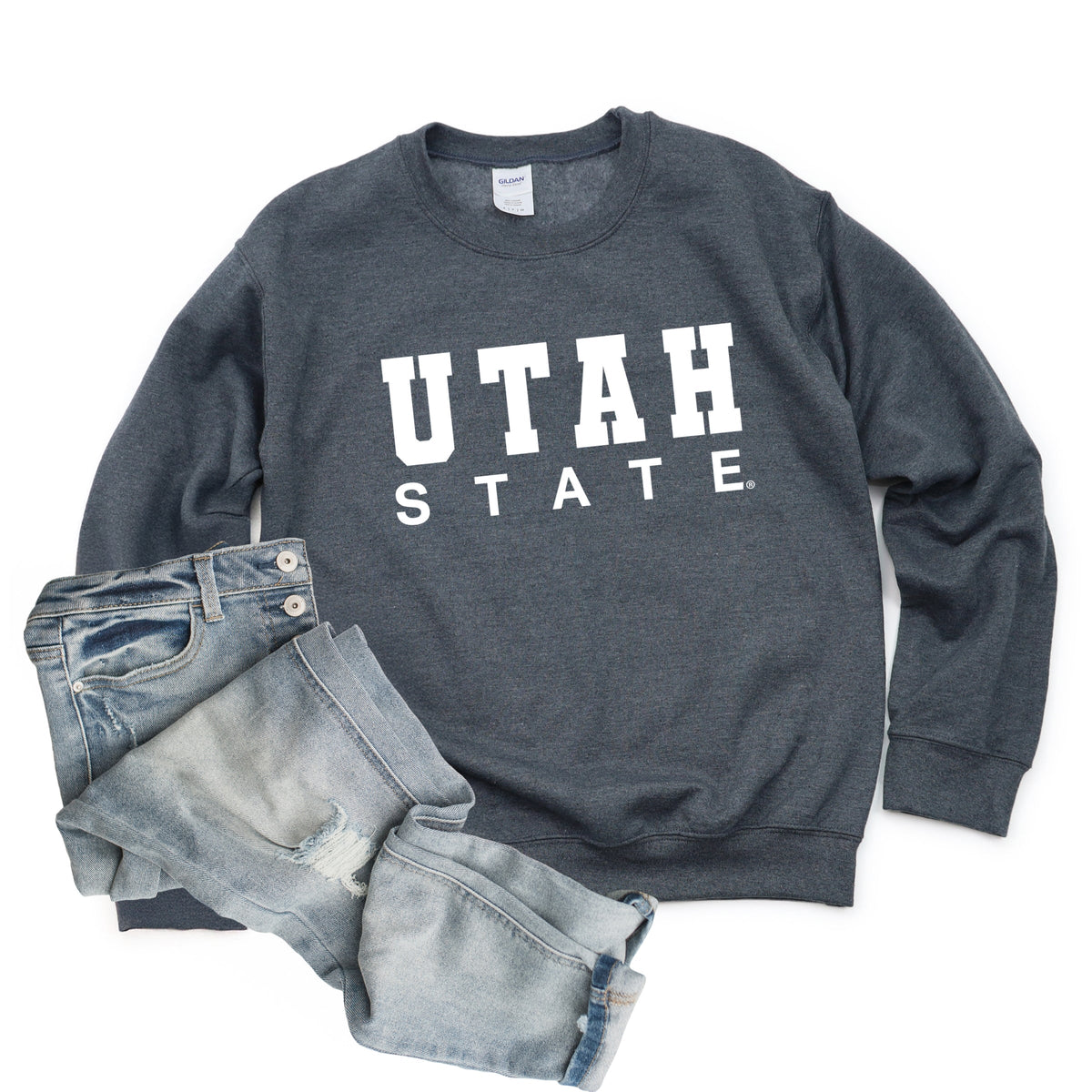 Licensed Utah State Bold - Women's Graphic Sweatshirt