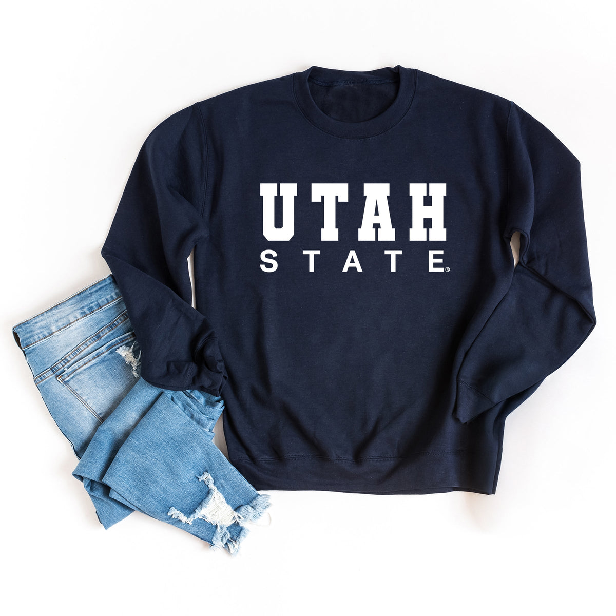Licensed Utah State Bold - Women's Graphic Sweatshirt