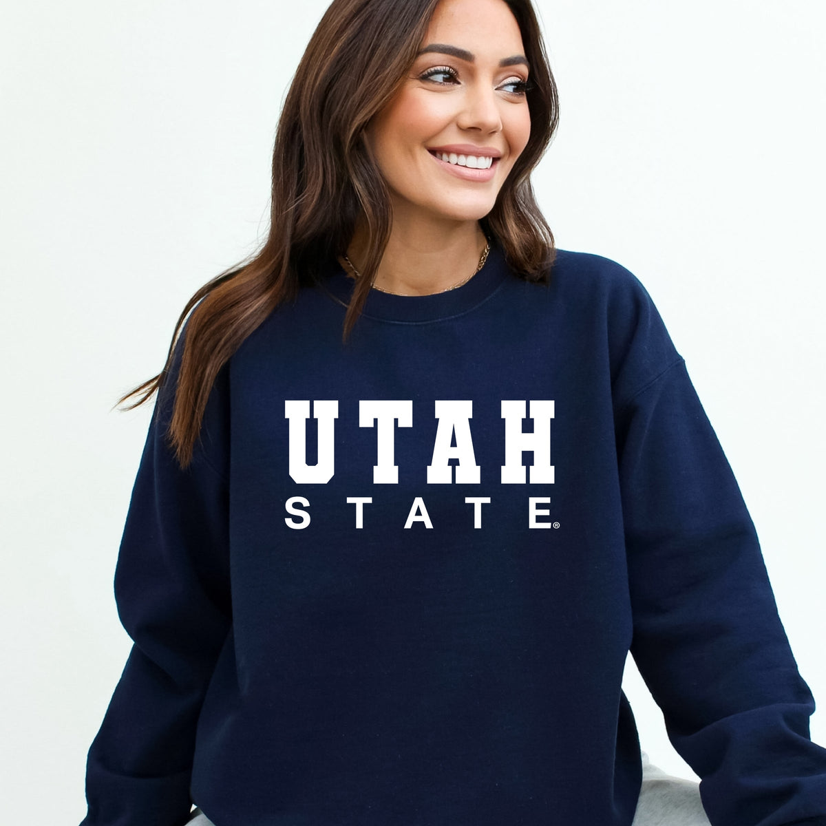 Licensed Utah State Bold - Women's Graphic Sweatshirt