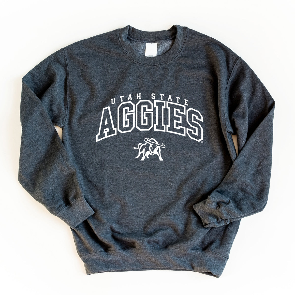 Licensed Aggies Varsity Outline Bull - Women's Graphic Sweatshirt