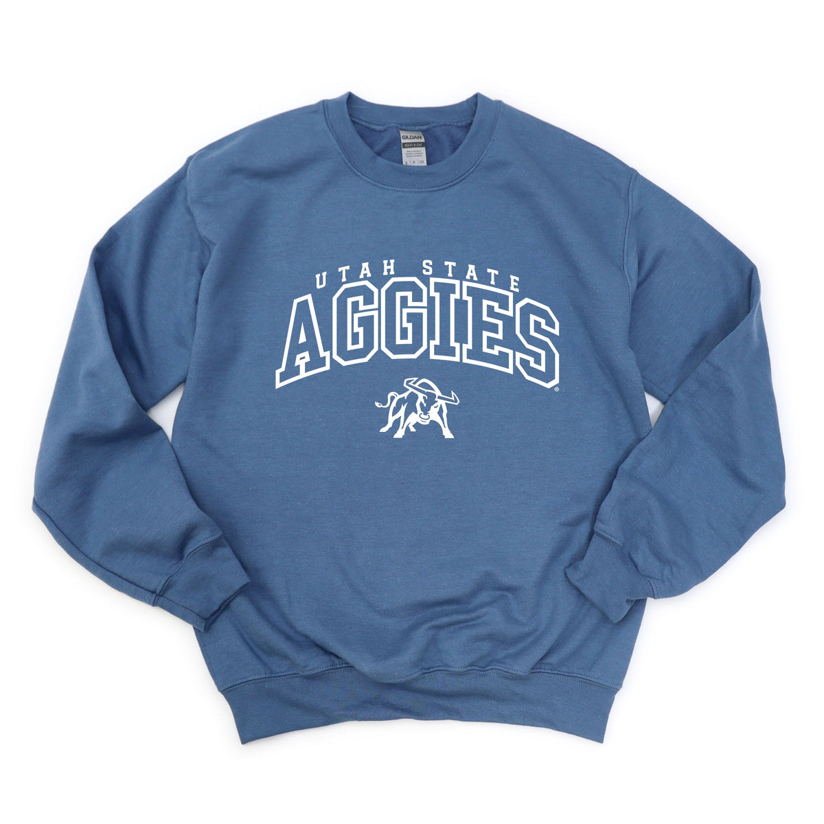 Licensed Aggies Varsity Outline Bull - Women's Graphic Sweatshirt