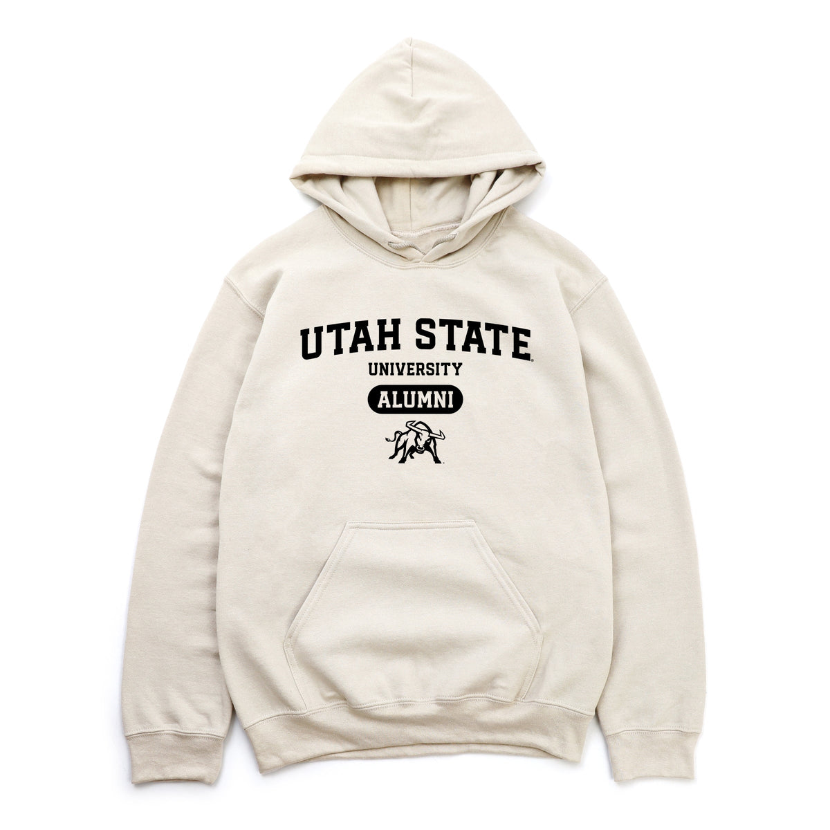 Licensed Utah State Alumni Bull - Women's Graphic Hoodie