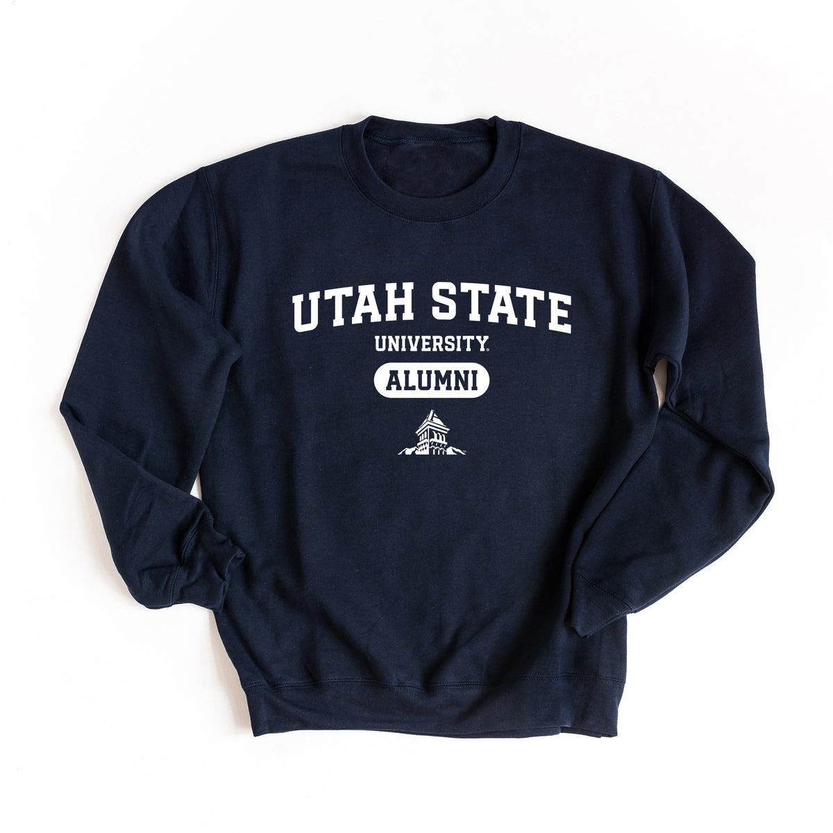 Licensed Utah State Alumni Building - Women's Graphic Sweatshirt