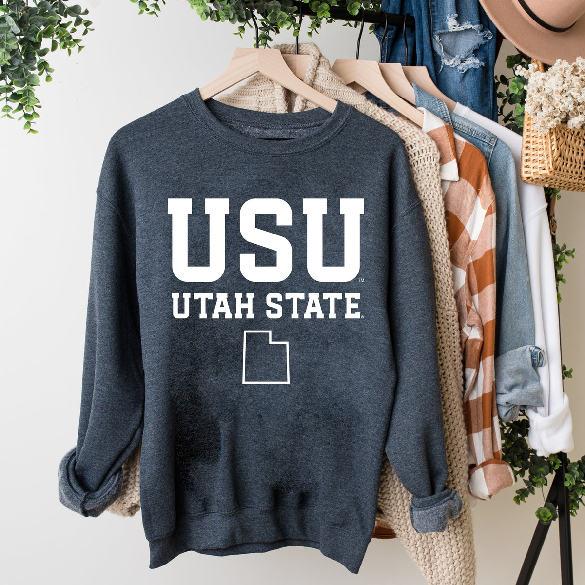 Licensed USU Utah State - Women's Graphic Sweatshirt