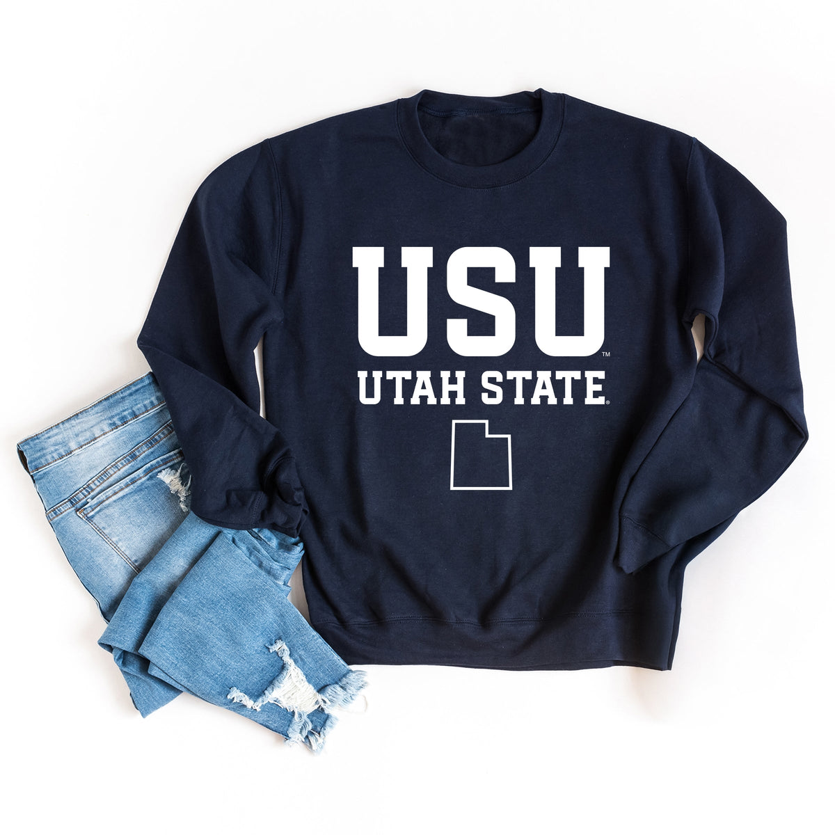 Licensed USU Utah State - Women's Graphic Sweatshirt