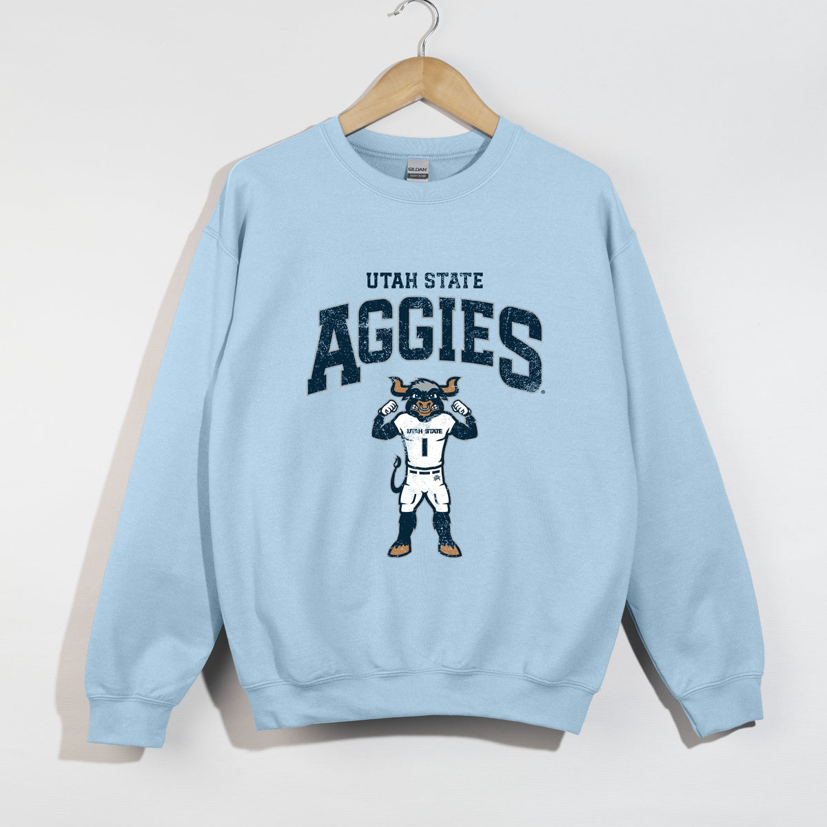 Licensed Utah State Aggies Big Blue - Women's Graphic Sweatshirt