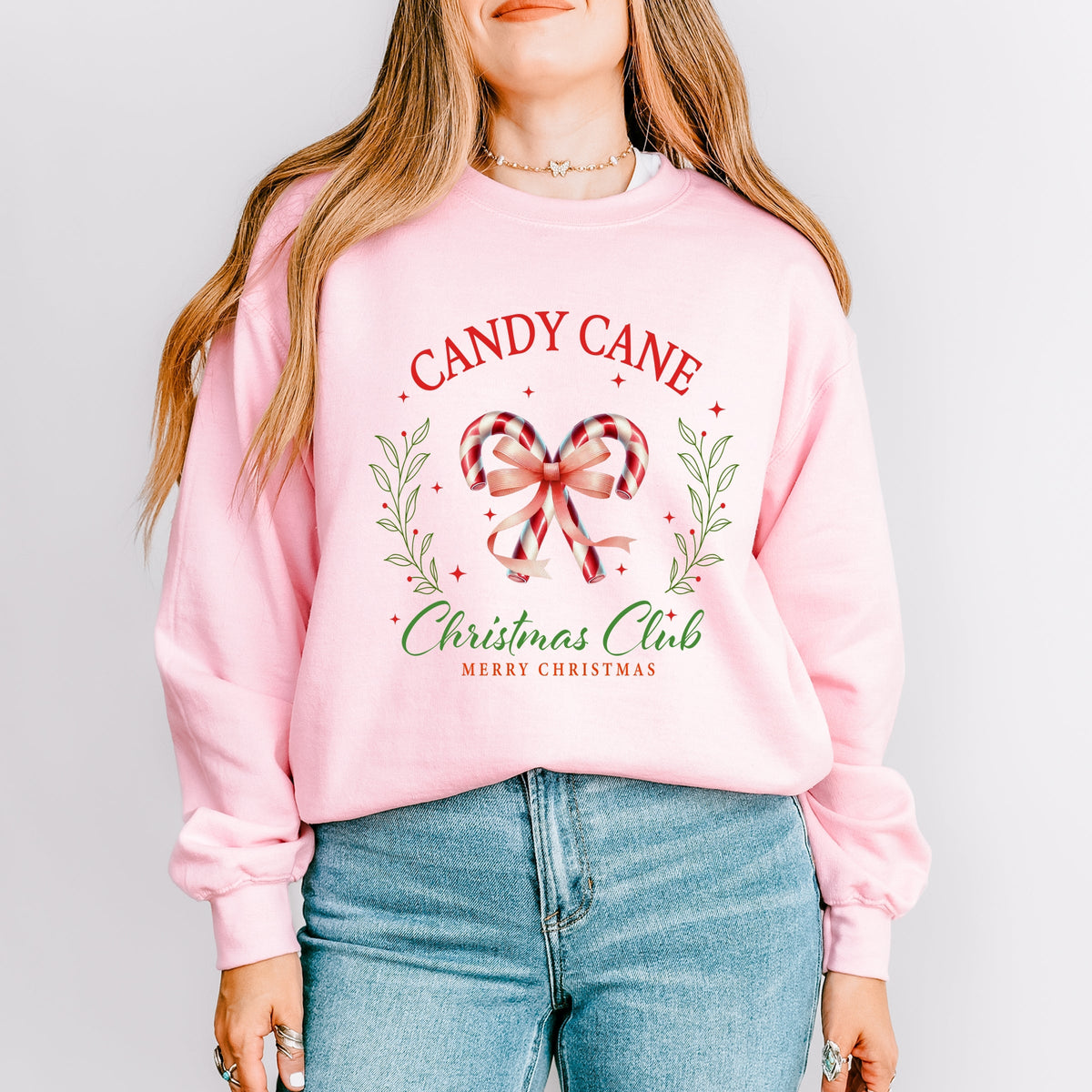 Candy Cane Christmas Club -  Women's Sweatshirt