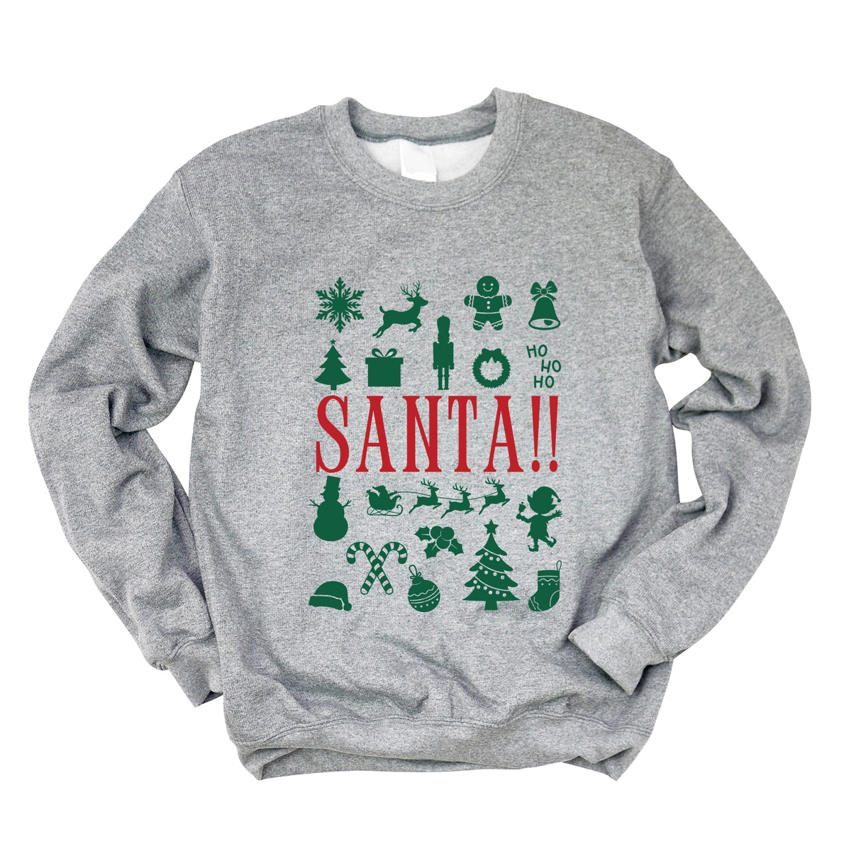 Santa Christmas Icons -  Women's Sweatshirt
