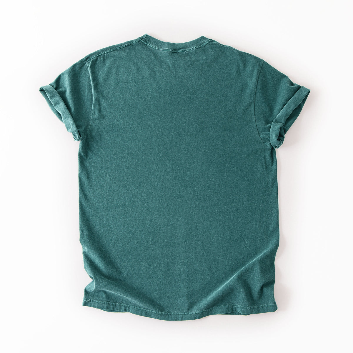 White Snowflake - Women's Garment Dyed Graphic T-Shirt