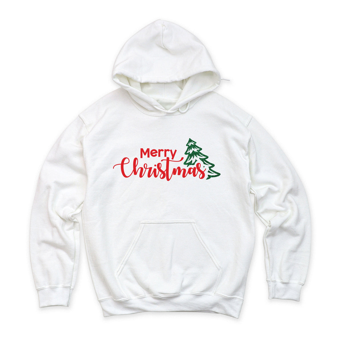 Merry Christmas Glitter Tree - Women's Hoodie