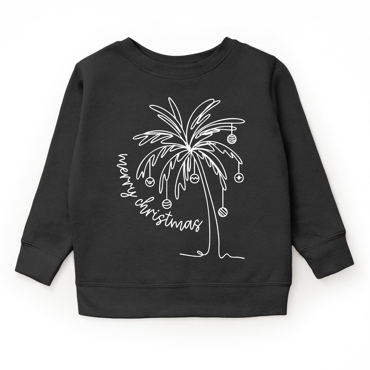 Merry Christmas Palm Tree - Youth Graphic Sweatshirt