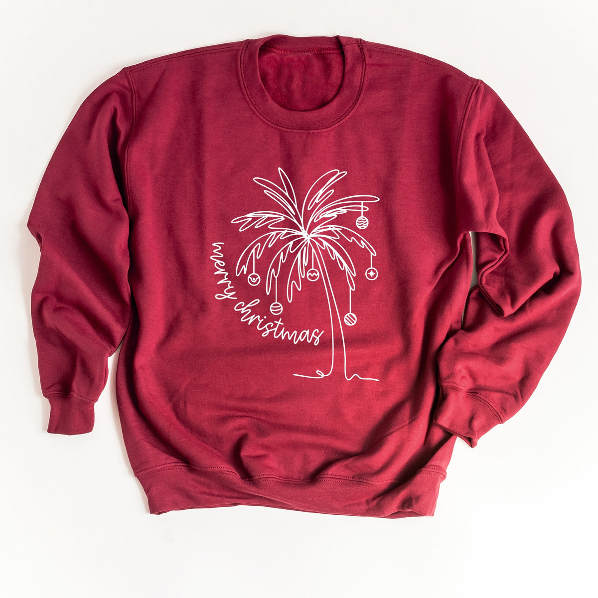 Merry Christmas Palm Tree - Sweatshirt