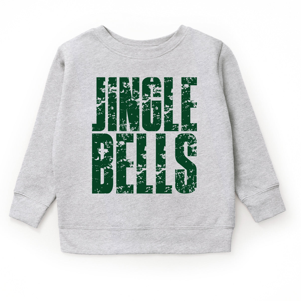 Jingle Bells Block Distressed - Youth Graphic Sweatshirt