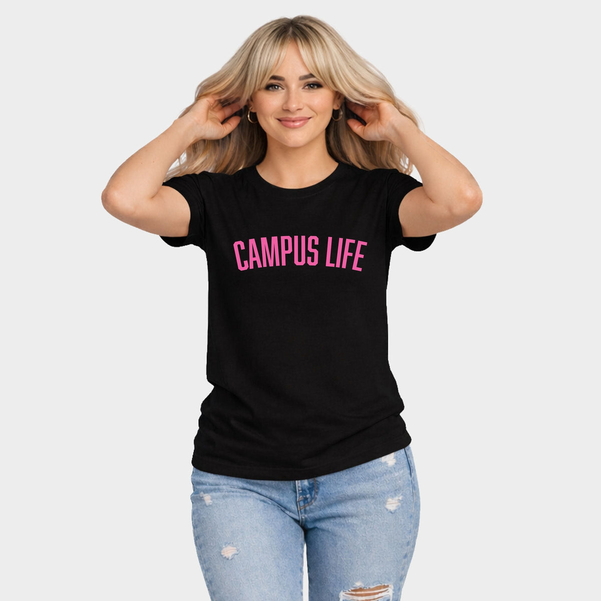 Campus Life Varsity - Women's Short Sleeve Graphic T-Shirt