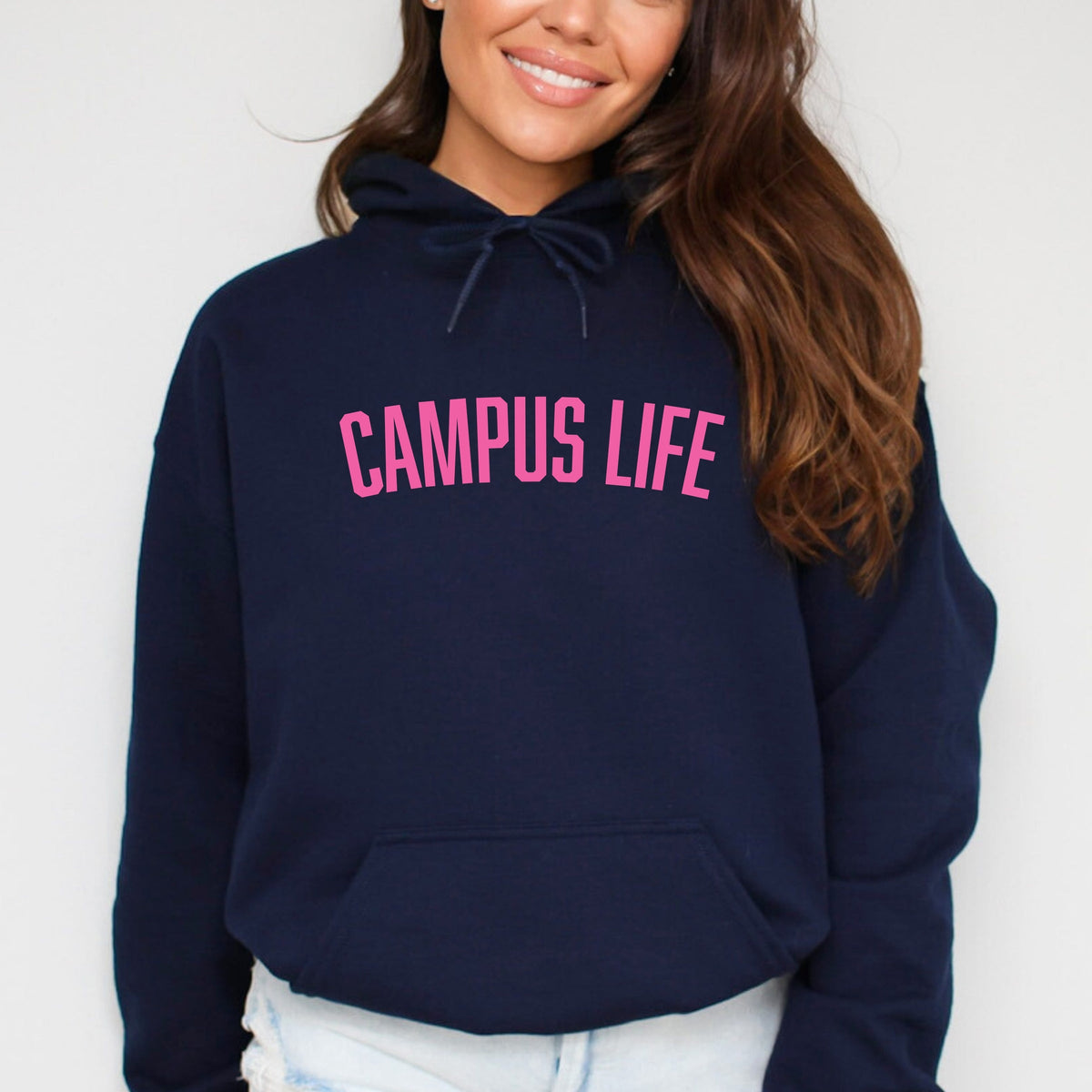 Campus Life Varsity - Women's Graphic Hoodie