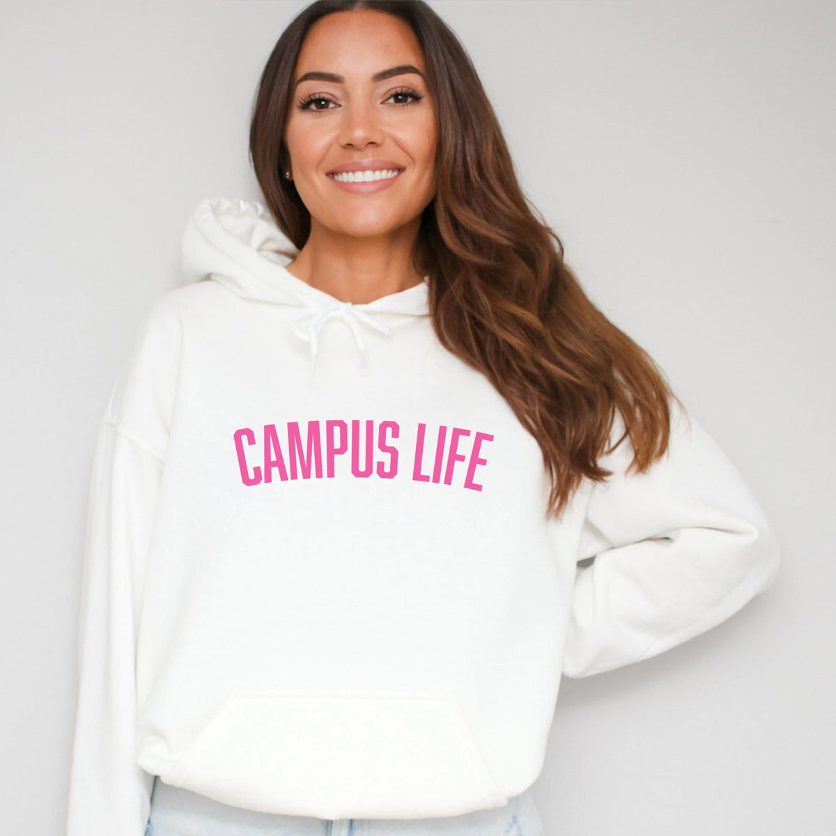 Campus Life Varsity - Women's Graphic Hoodie