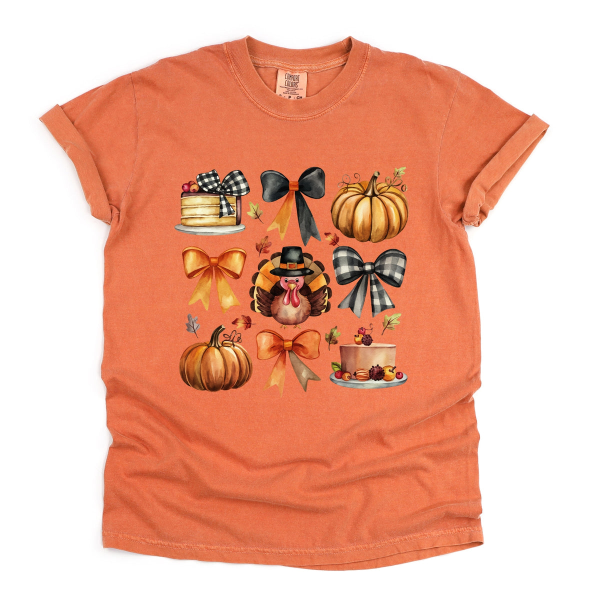 Turkey Coquette - Women's Garment Dyed Graphic T-Shirt